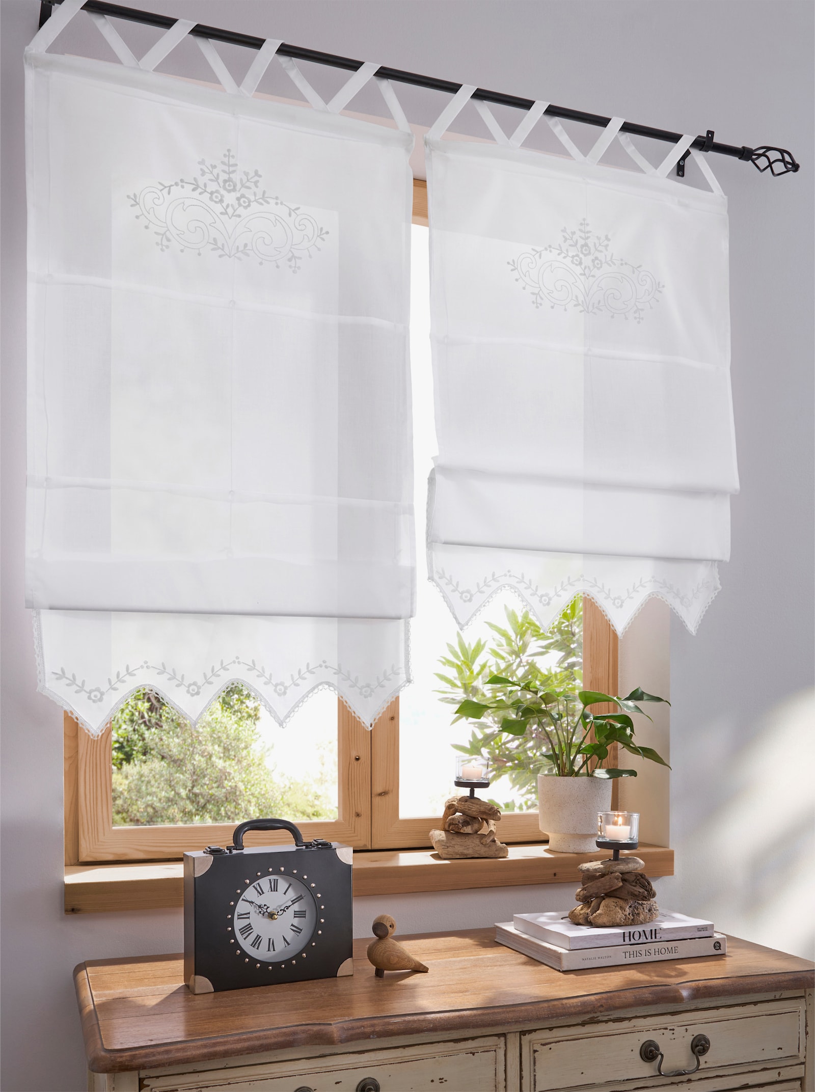 heine home Tischuhr - schwarz