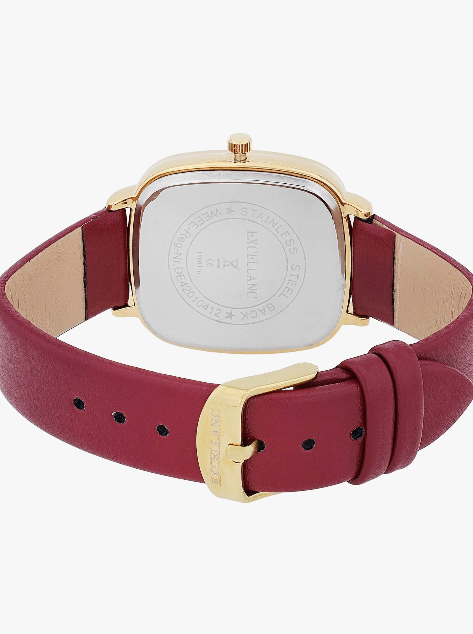 Damenuhr - bordeaux