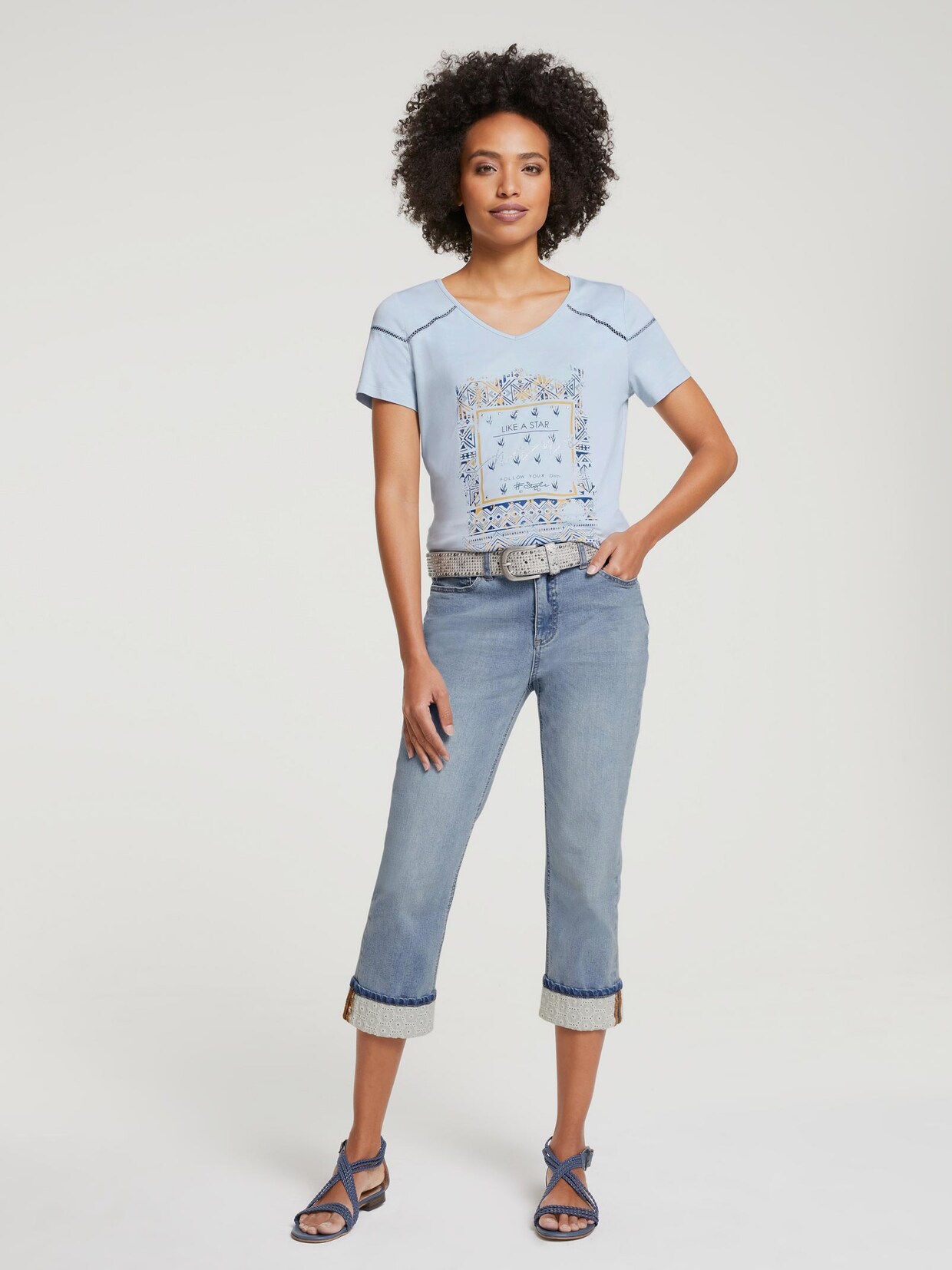 Linea Tesini Shirt - hellblau