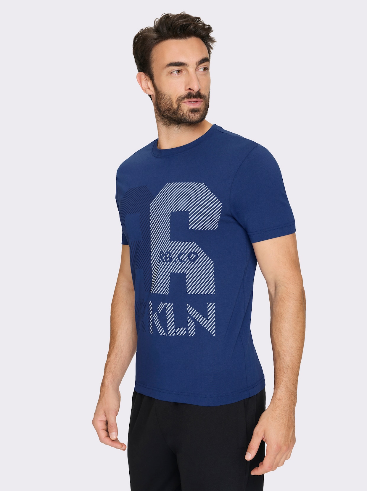 Catamaran Sports Freizeitshirt - royalblau-bedruckt
