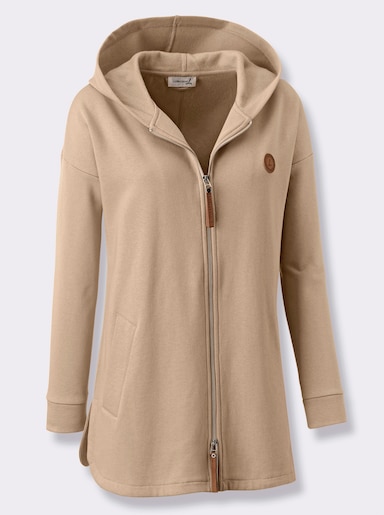 Sweatjacke - beige