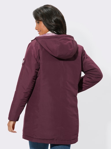 Wendejacke - burgund-violett