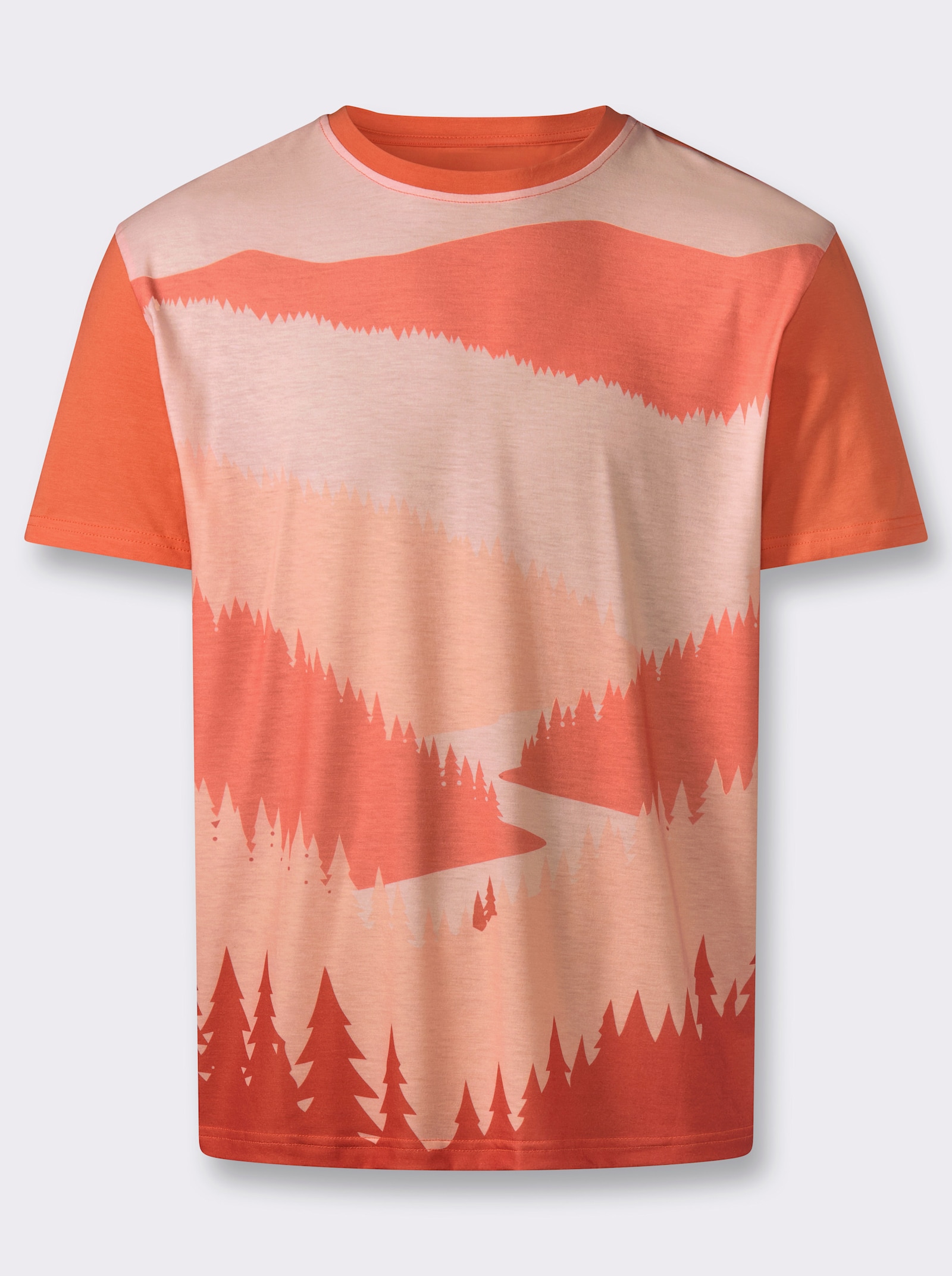 Catamaran Sports Funktionsshirt mit Druck vorne - papaya-bedruckt