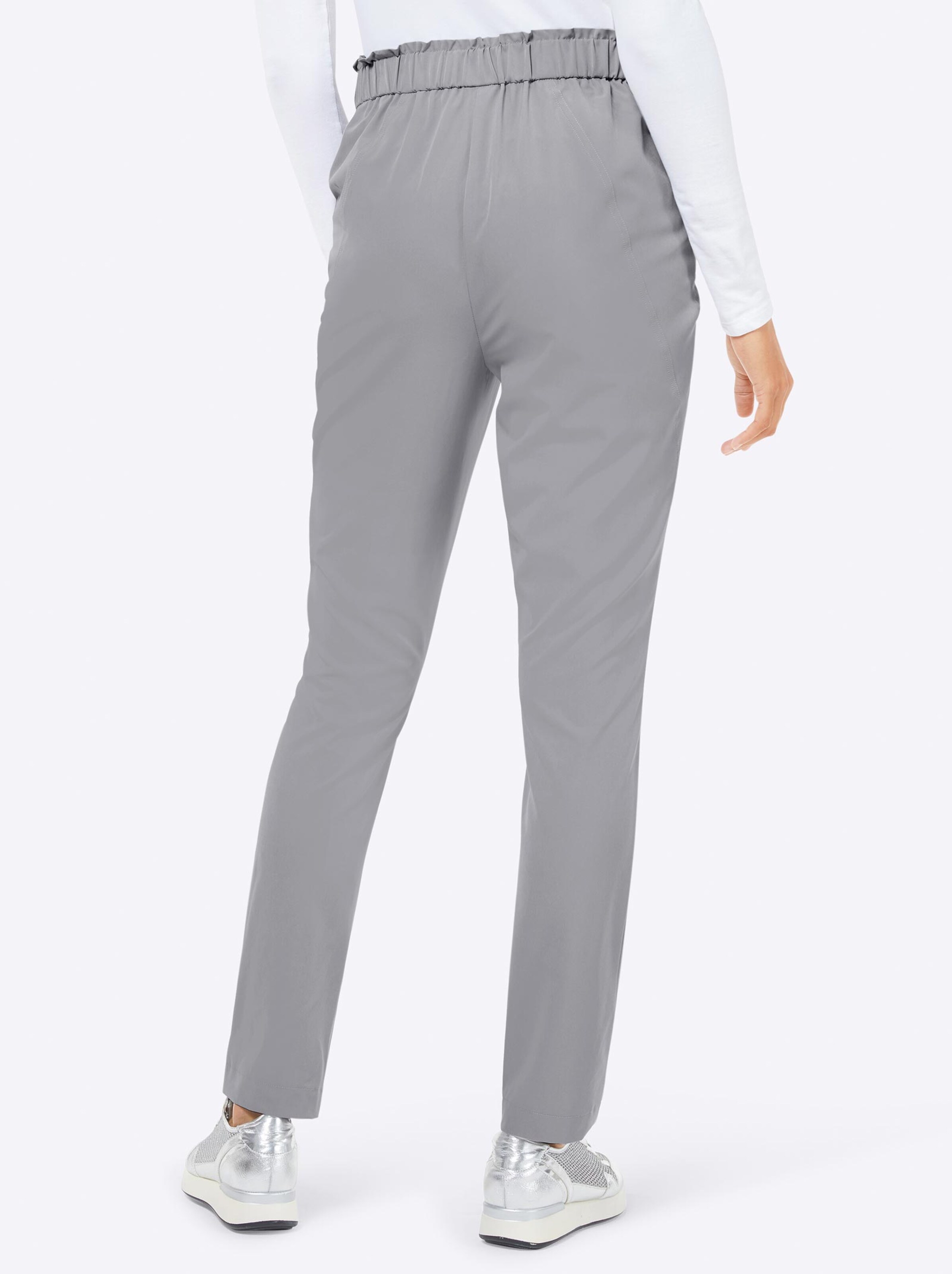 Damenmode Hosen Hose in steingrau Damenmode Hosen Hose in steingrau