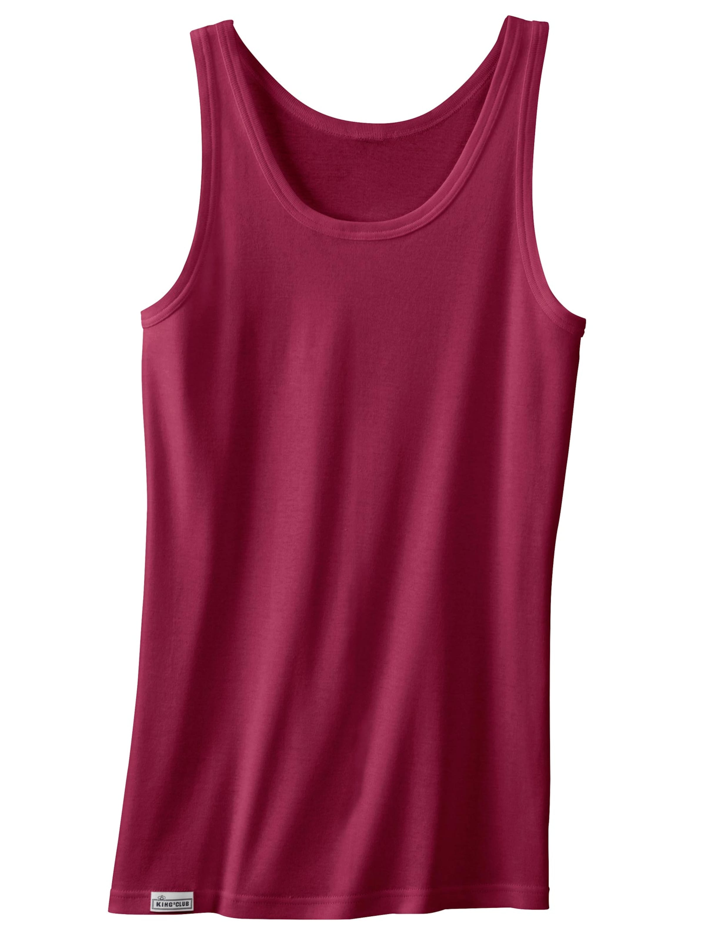 KINGsCLUB Unterhemd - bordeaux + marine + grau