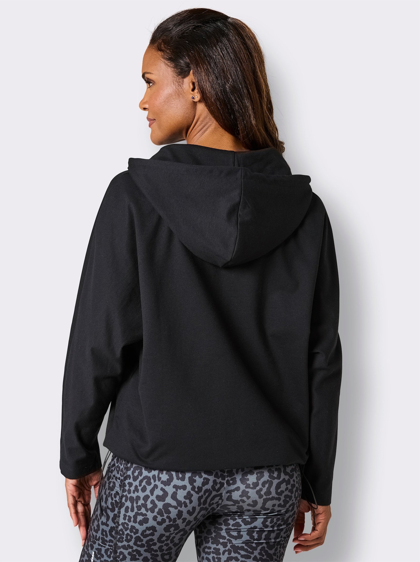 Catamaran Sports Shirtjacke mit 2-Wege-Reißverschluss - schwarz