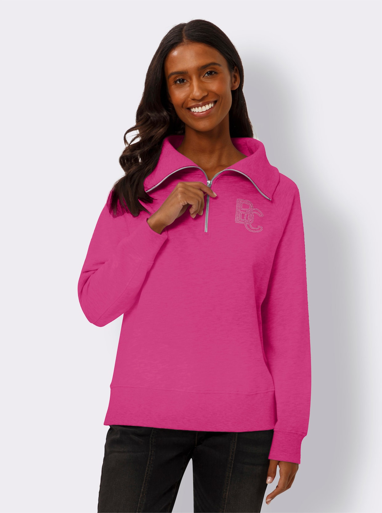 heine Sweatshirt - fuchsia