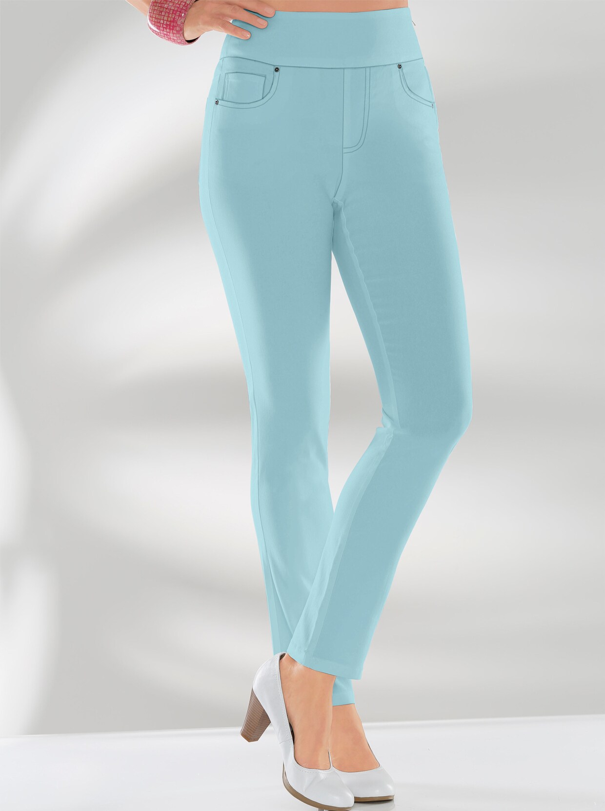 5-Pocket-Hose - aqua