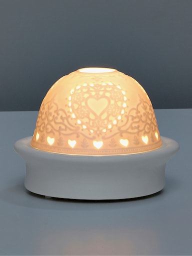 Porcelánová lampa - biela