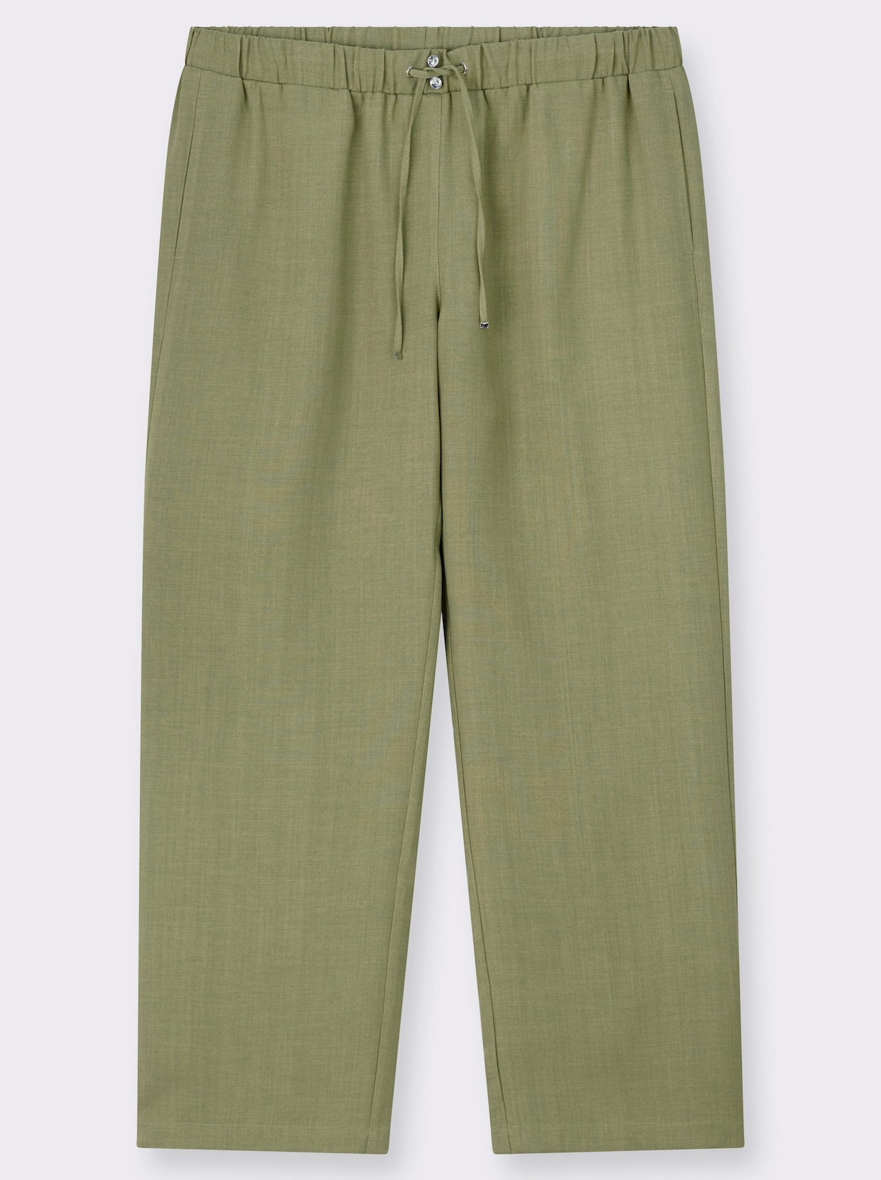 sheego Schlupfhose mit weitem Bein - schilf-champagner-meliert