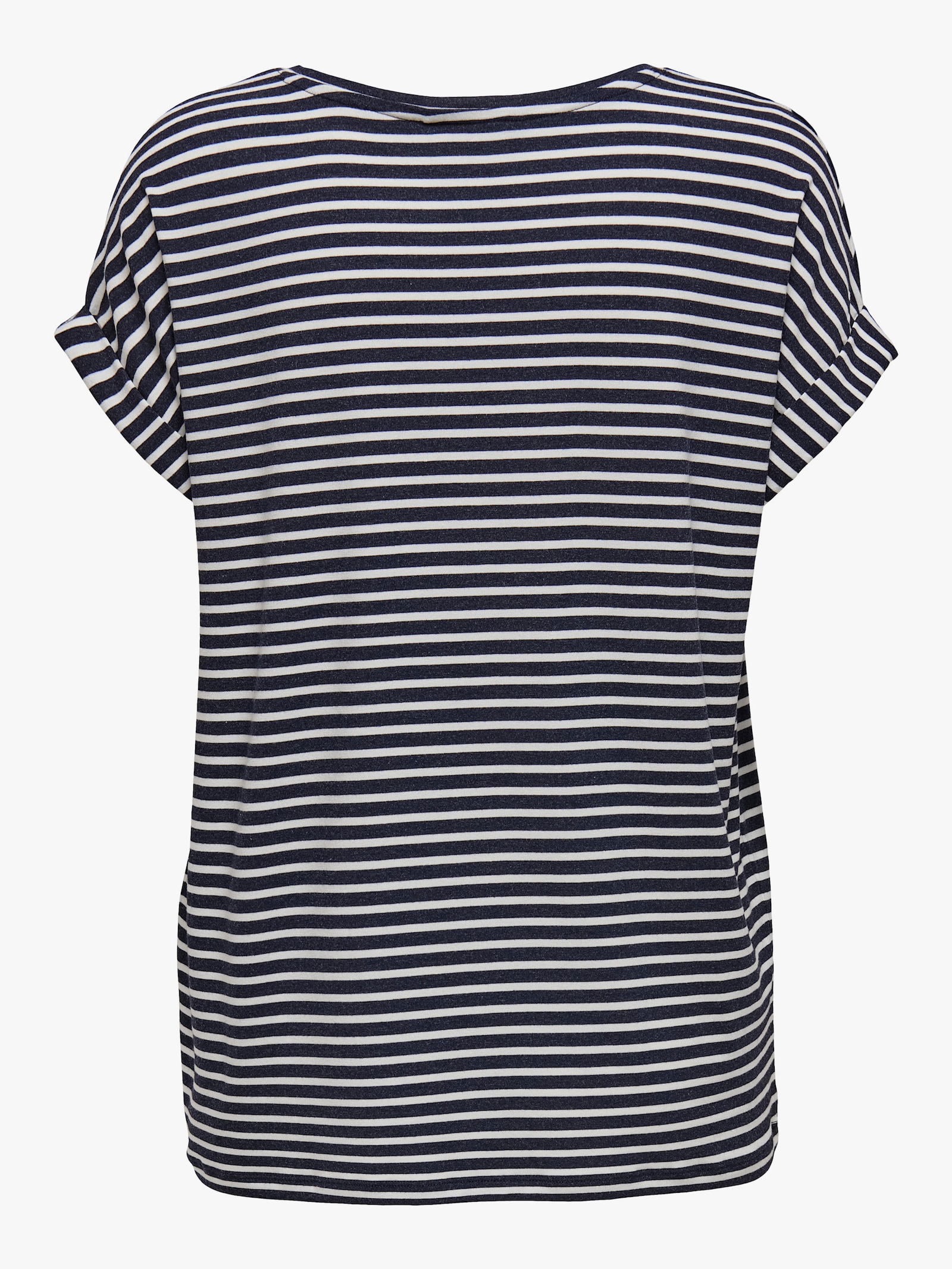 ONLY CARMAKOMA Kurzarmshirt - night sky stripes:cloud dancer