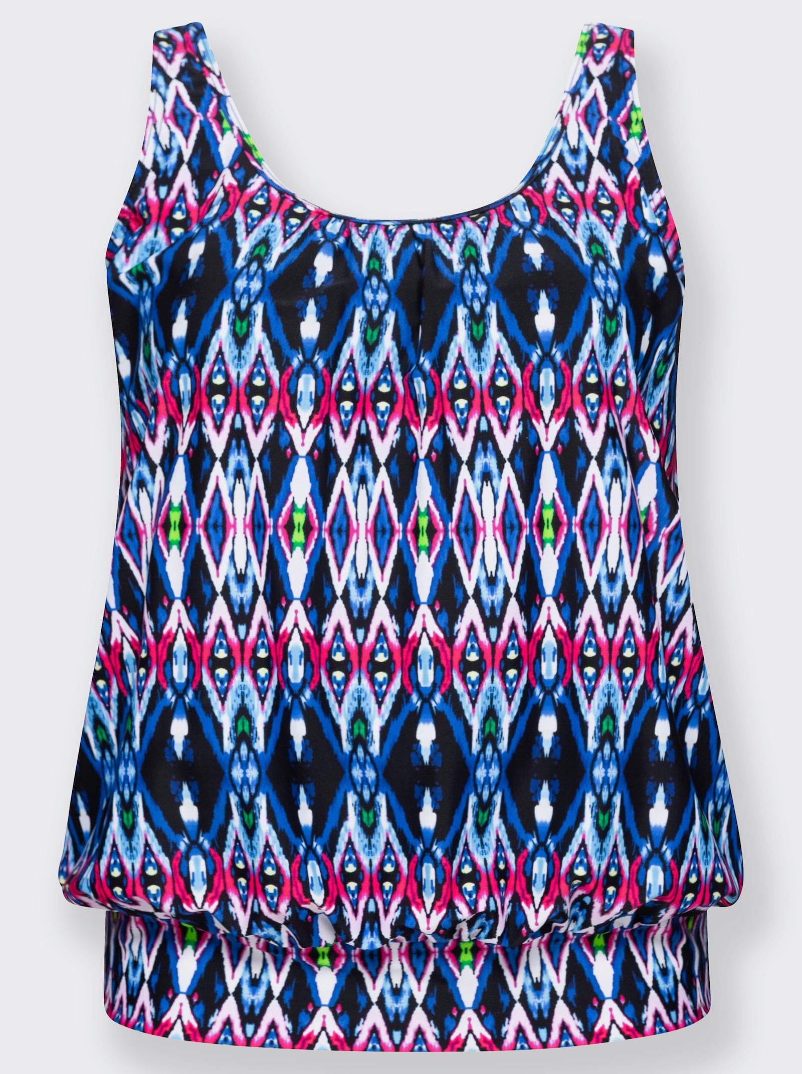 feel good Tankini-Oberteil - marine-bedruckt