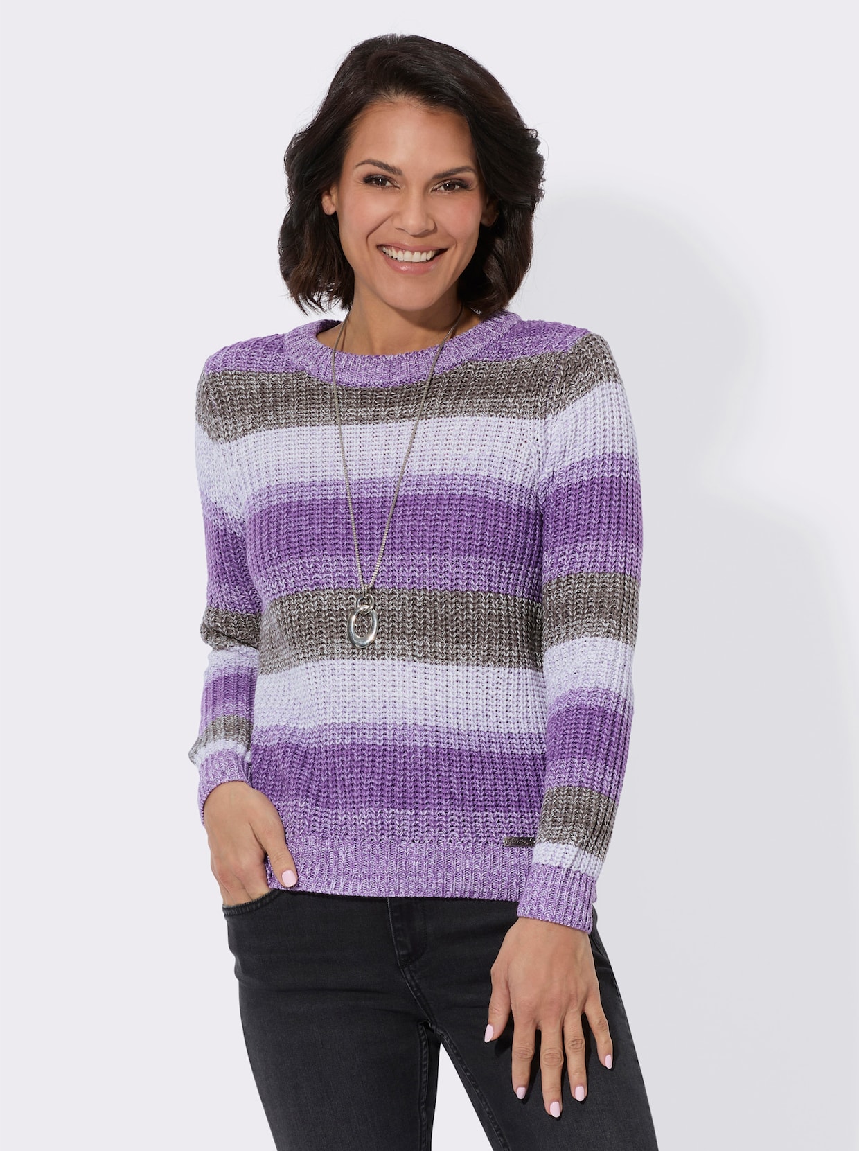 Pullover met lange mouwen - paars/lavendel