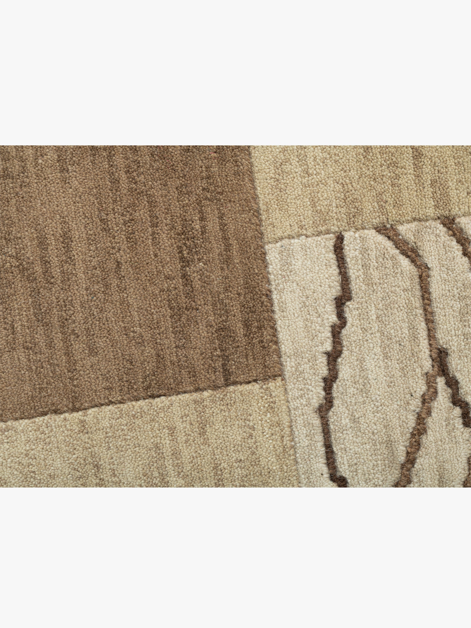 Theko Teppich - braun