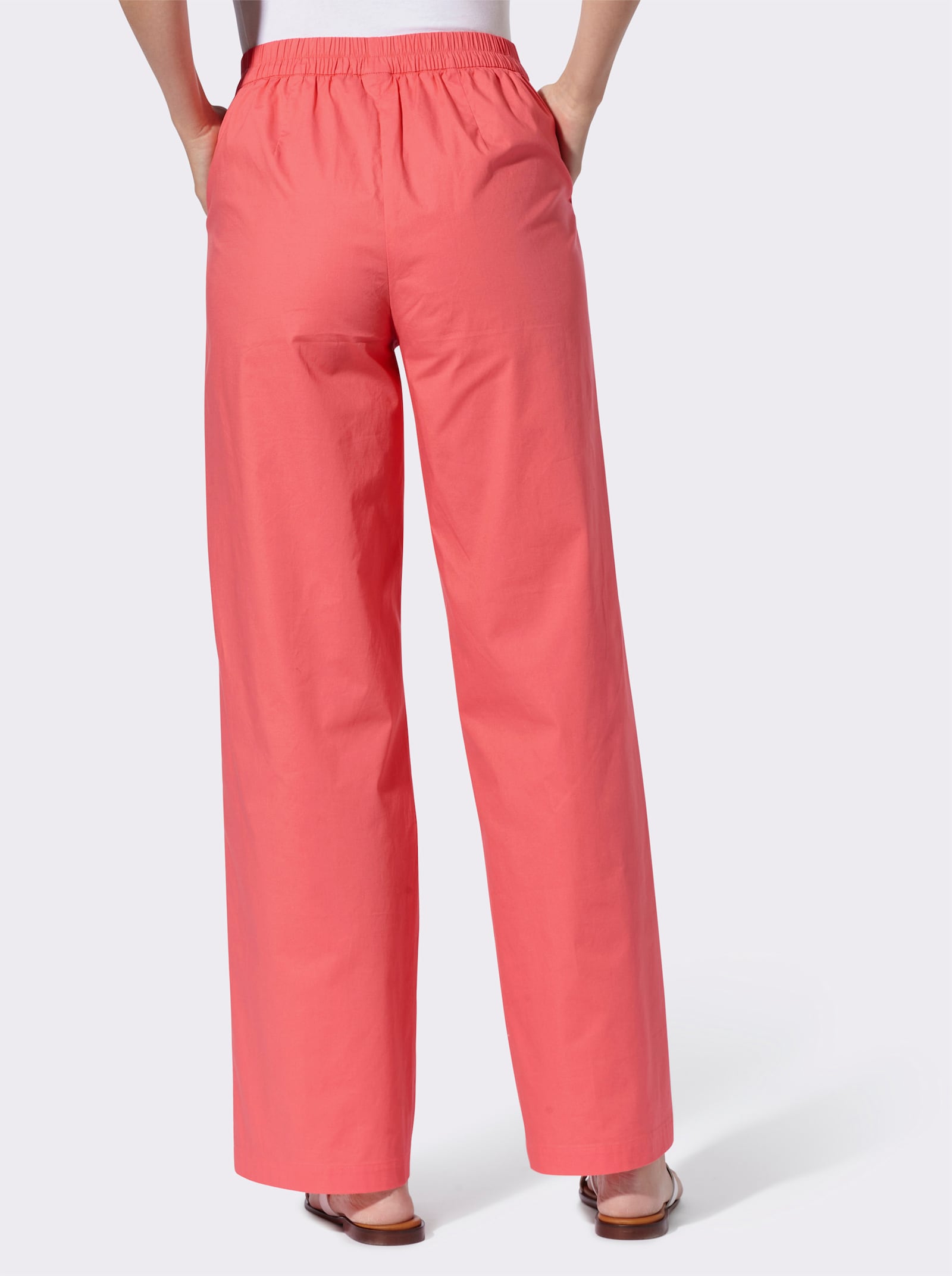 heine Schlupfhose mit weitem Bein - koralle