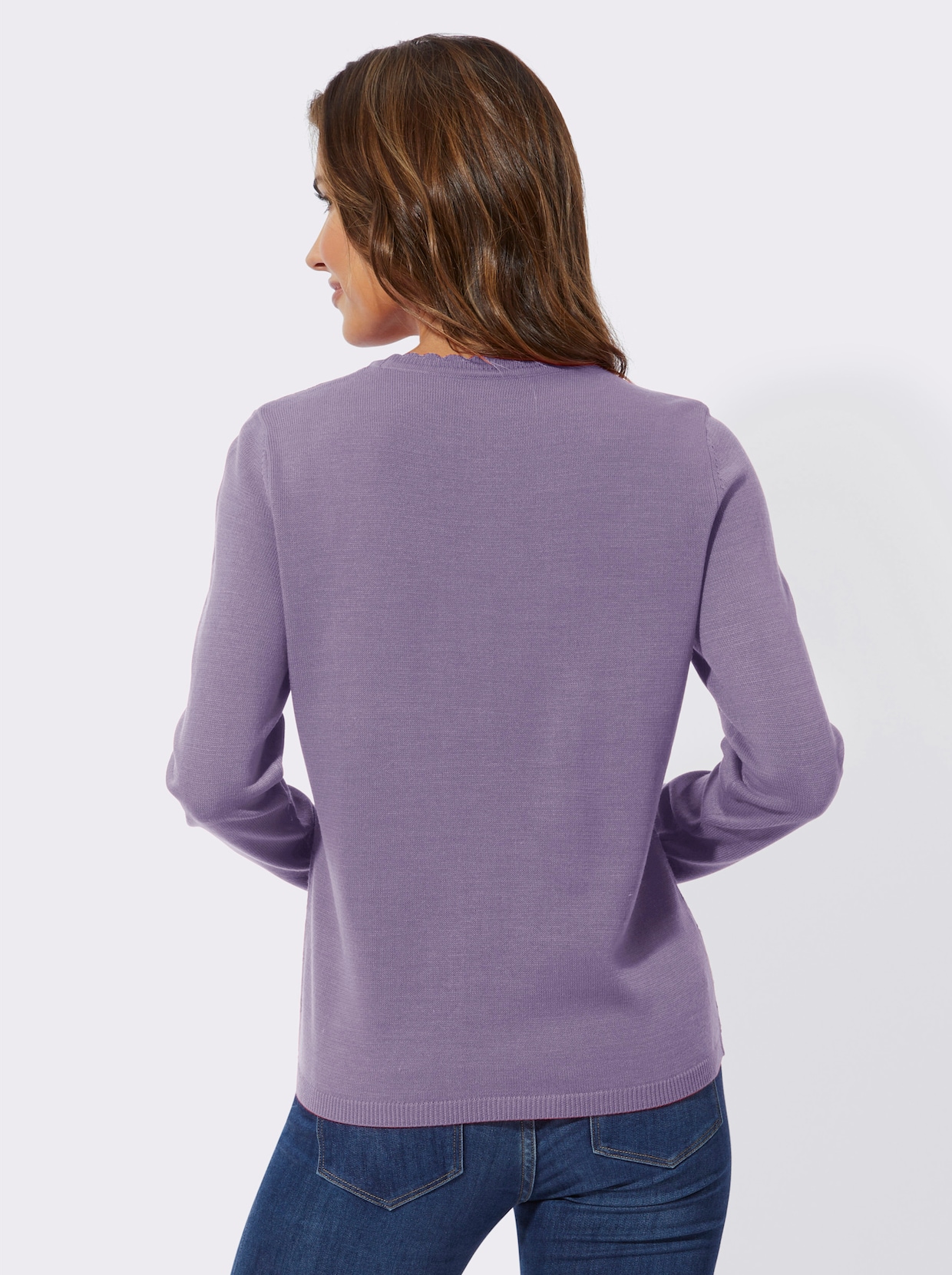 Pullover met lange mouwen - lila