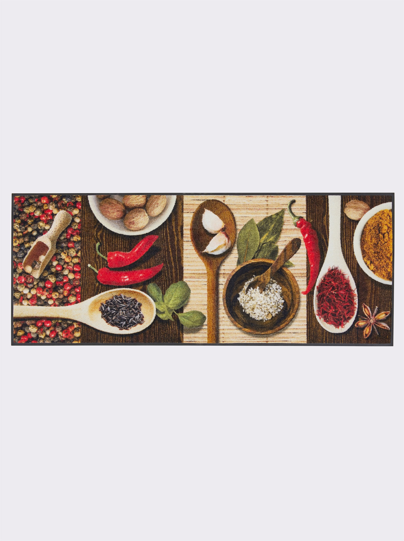 wash+dry by Kleen-Tex Fußmatte - braun-rot