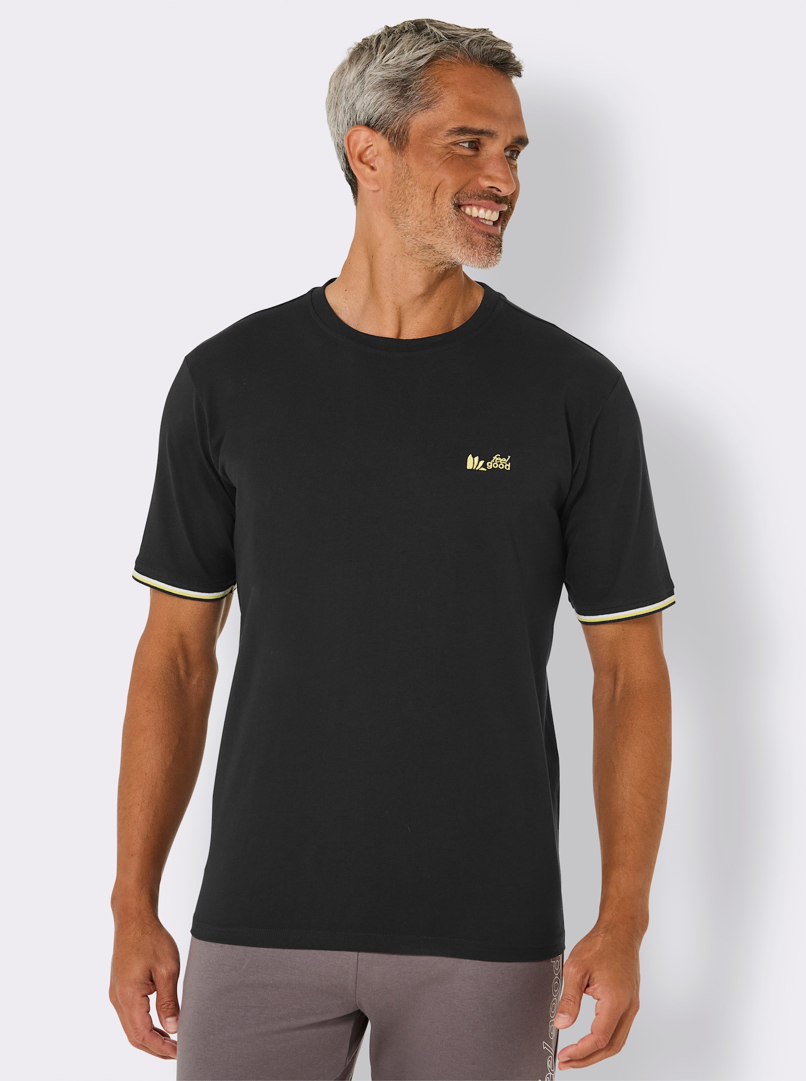 feel good Shirt - schwarz
