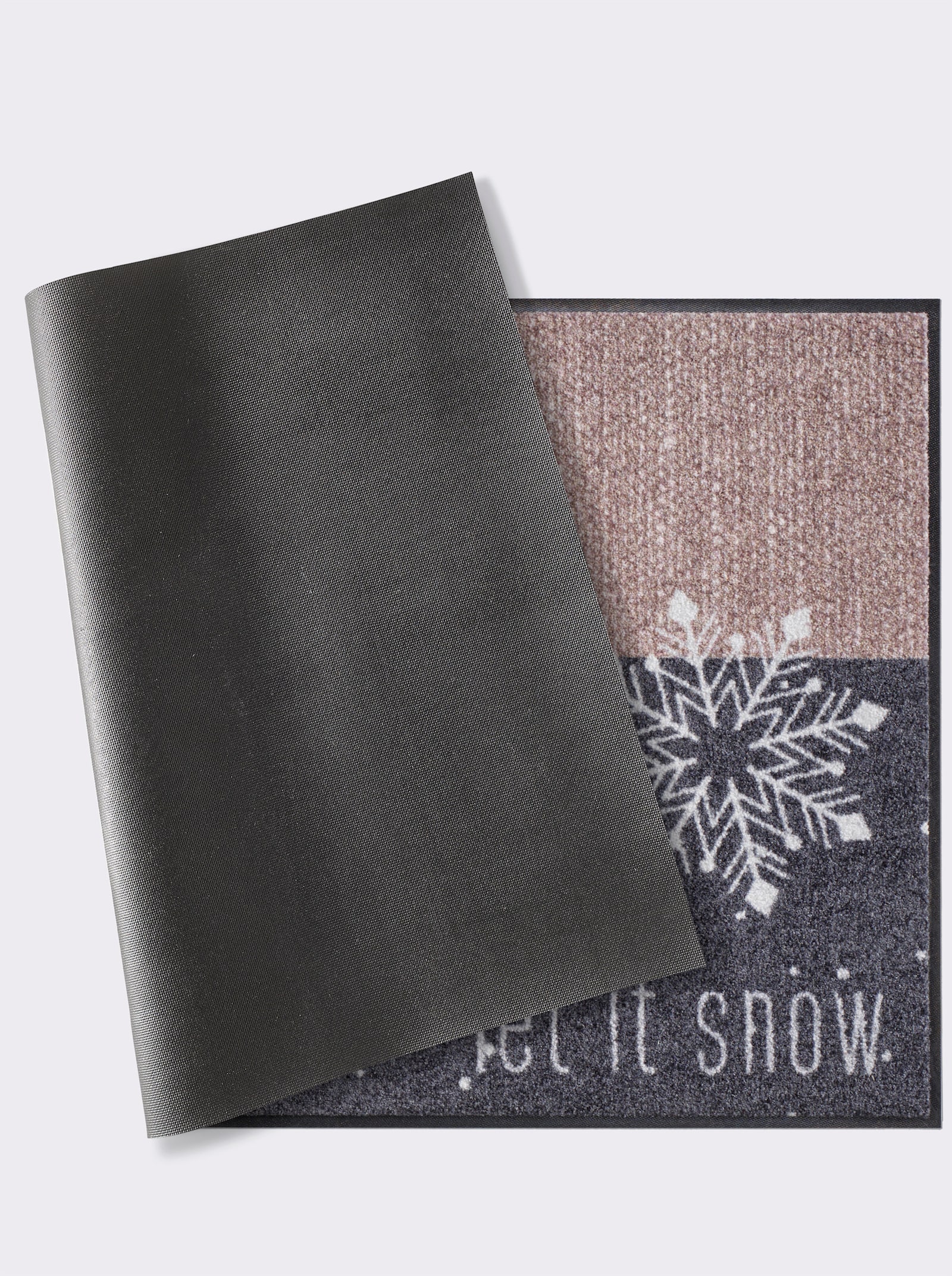 Salonloewe Fußmatte - grau-taupe