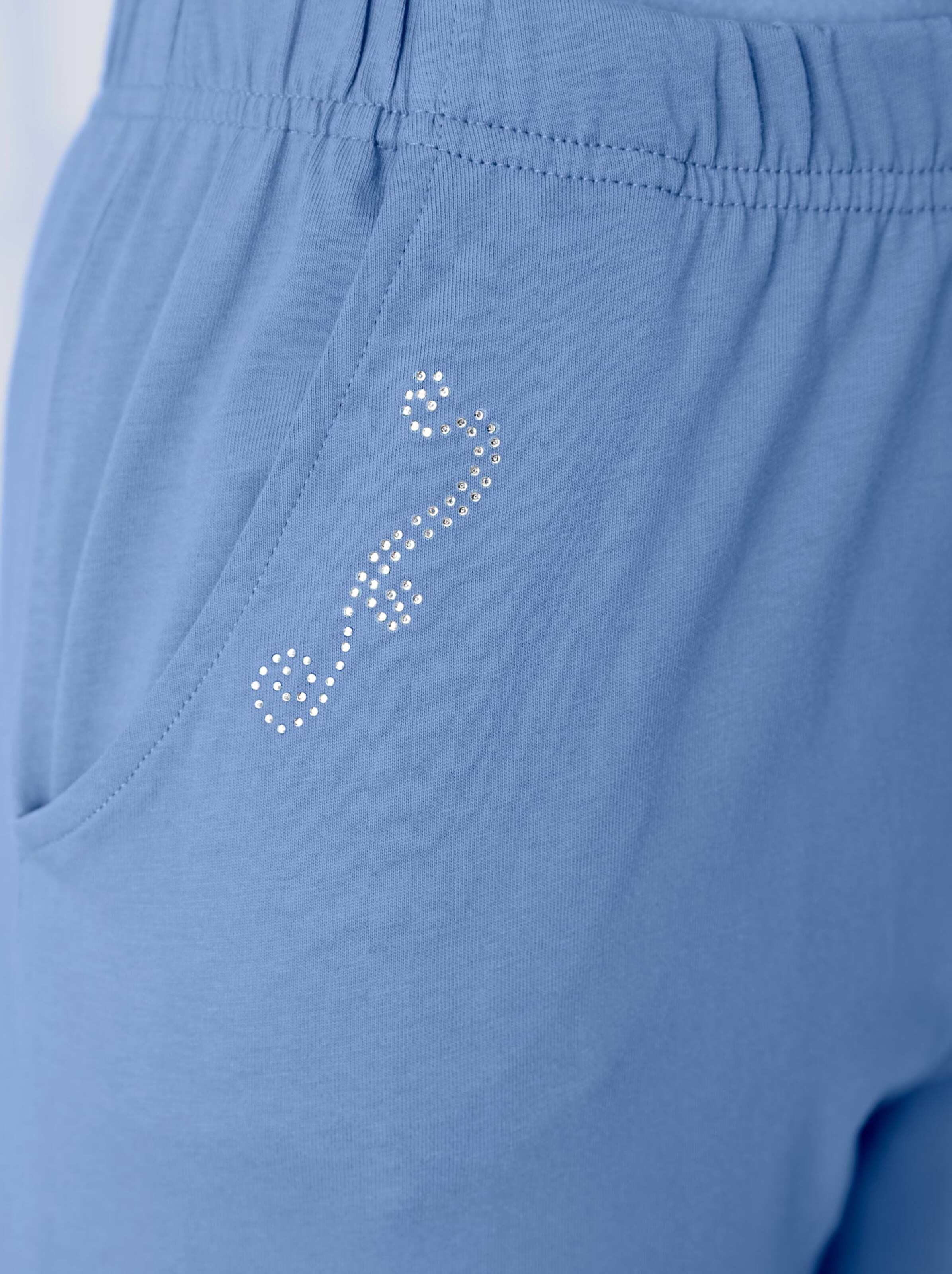 Capri-Freizeithose - kornblume