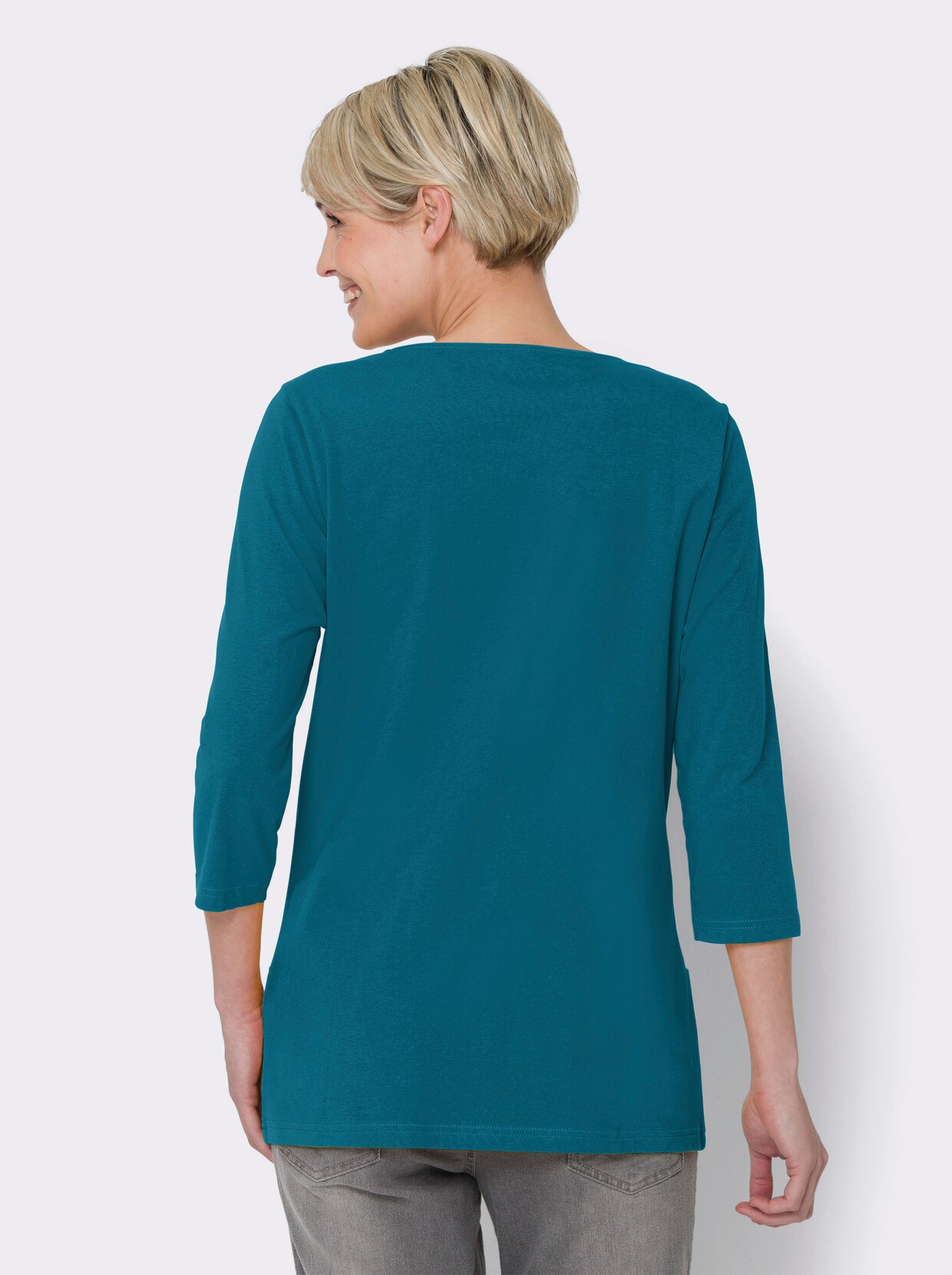Shirt met 3/4-mouw - aquapetrol