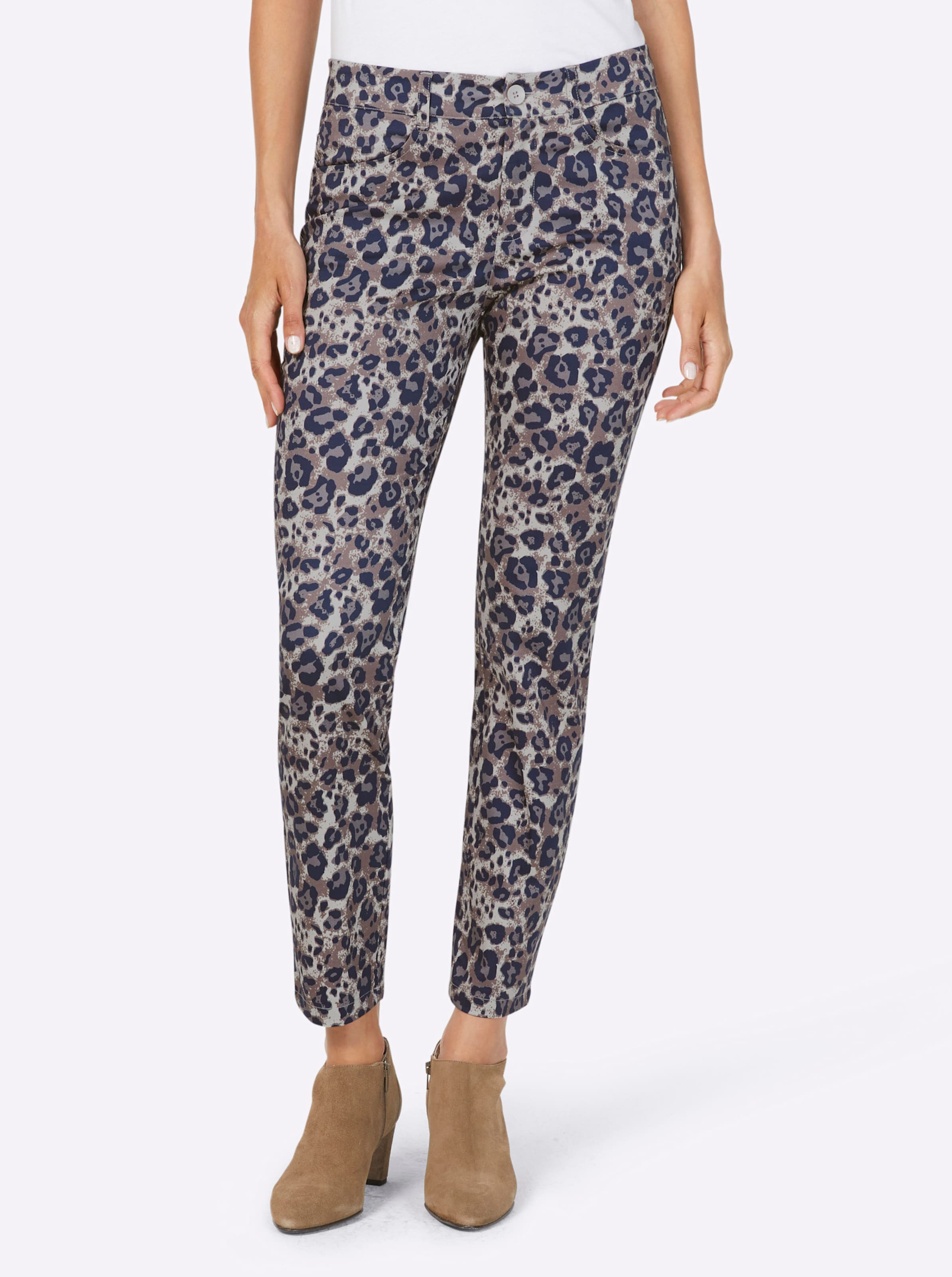 Broek met print