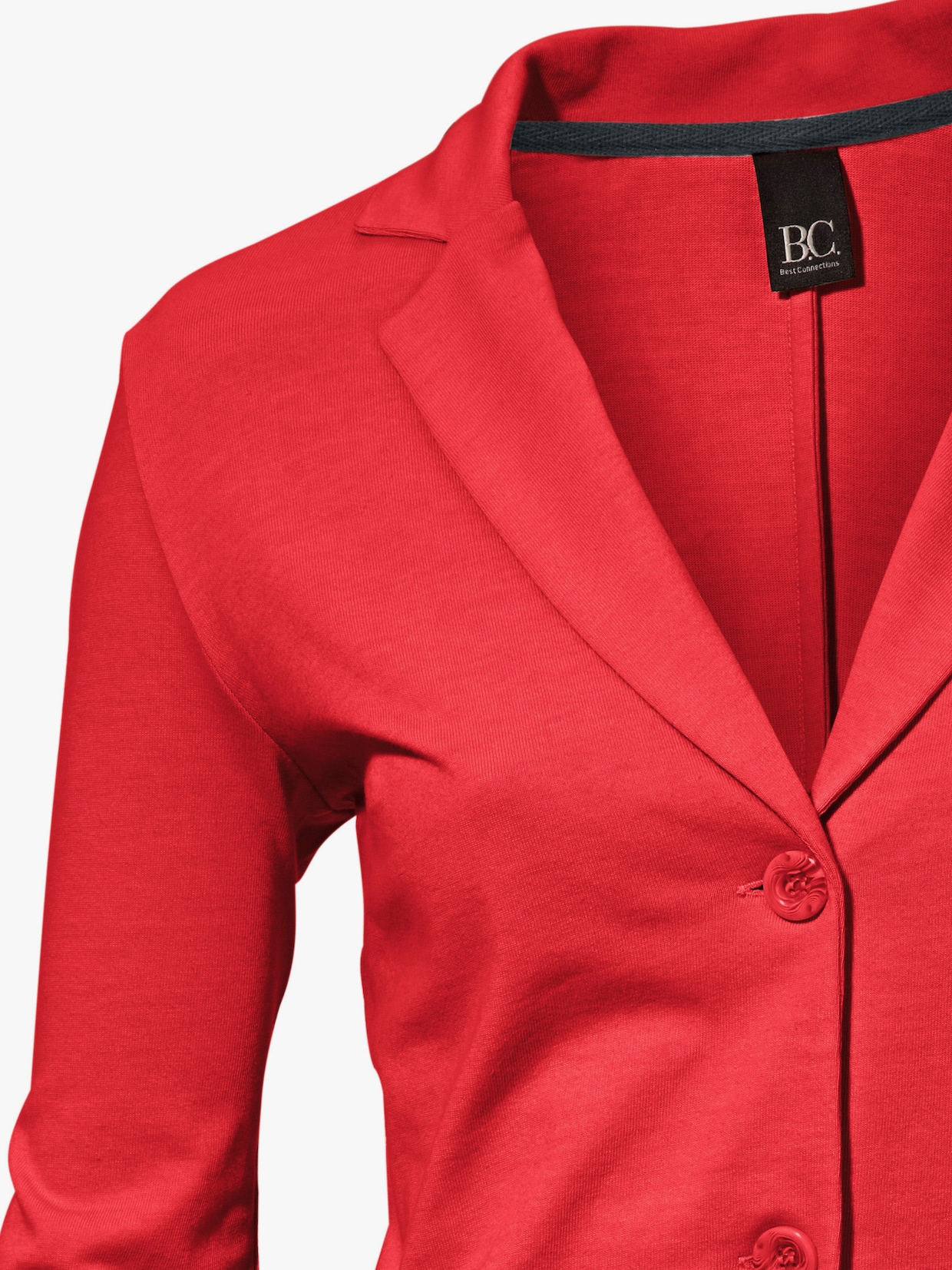 heine Blazer en jersey - corail