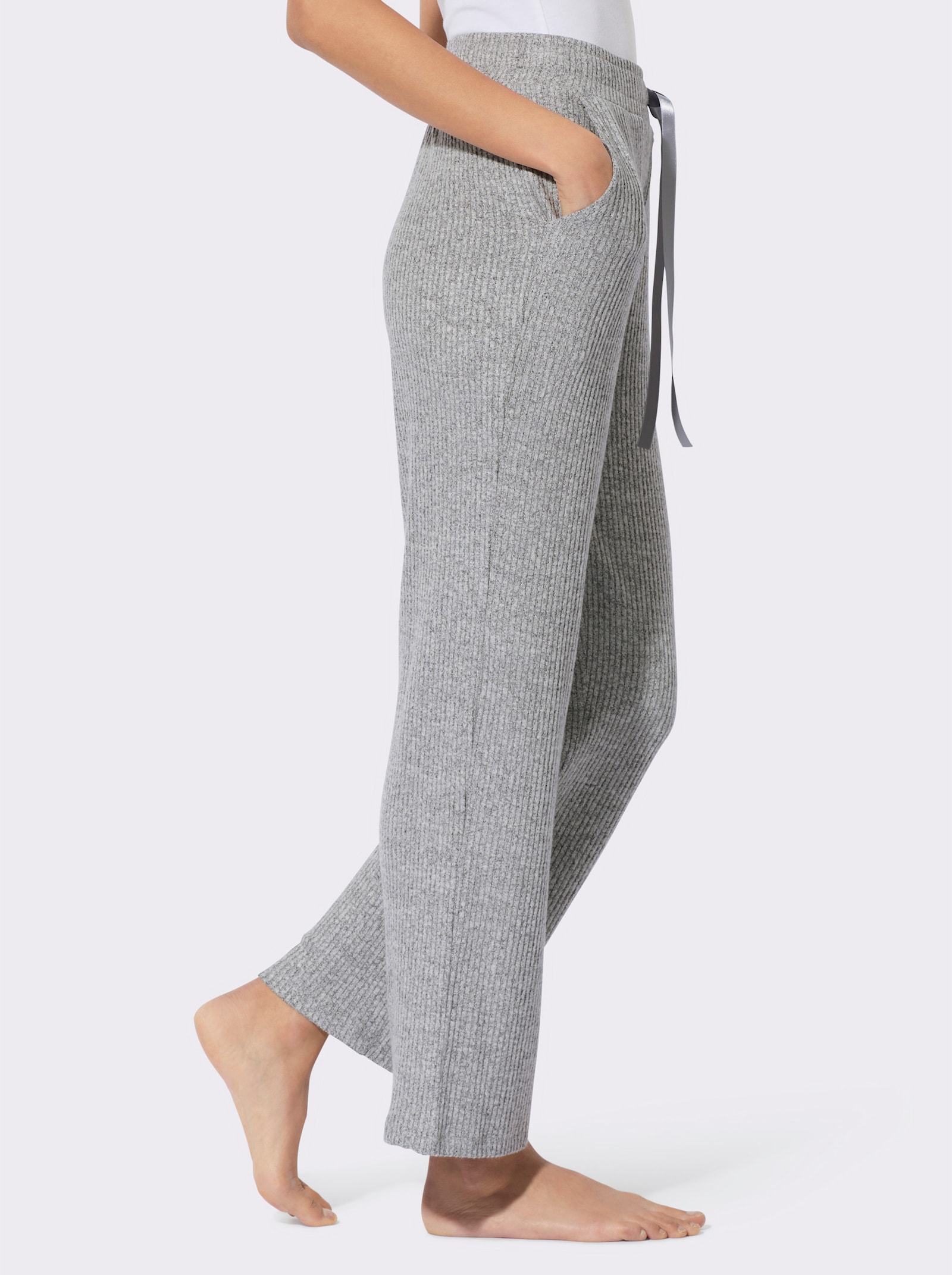 feel good Hose - grau-meliert