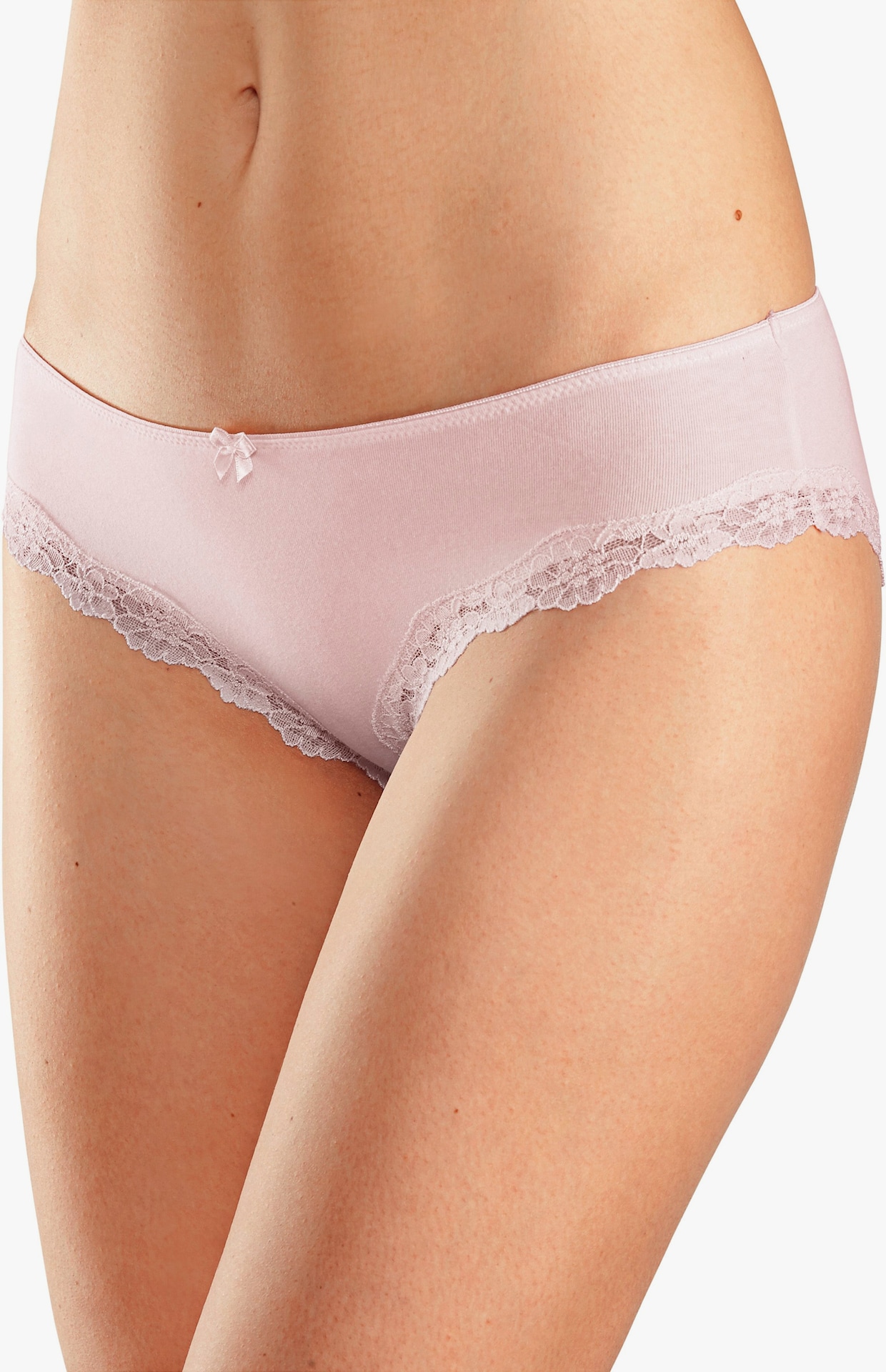 LASCANA Slip - rosa, weiß, schwarz