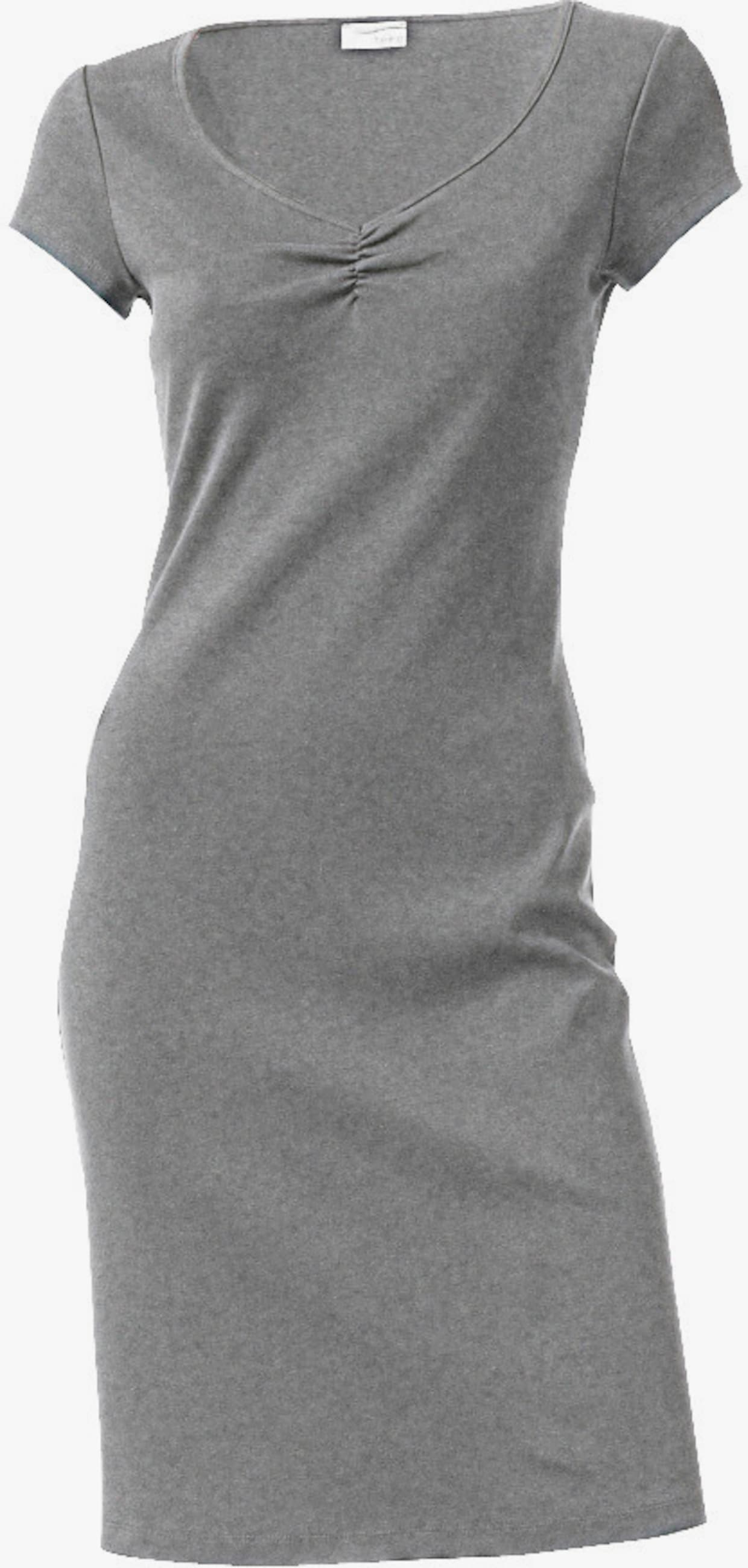 heine Shirtkleid - grau-melange