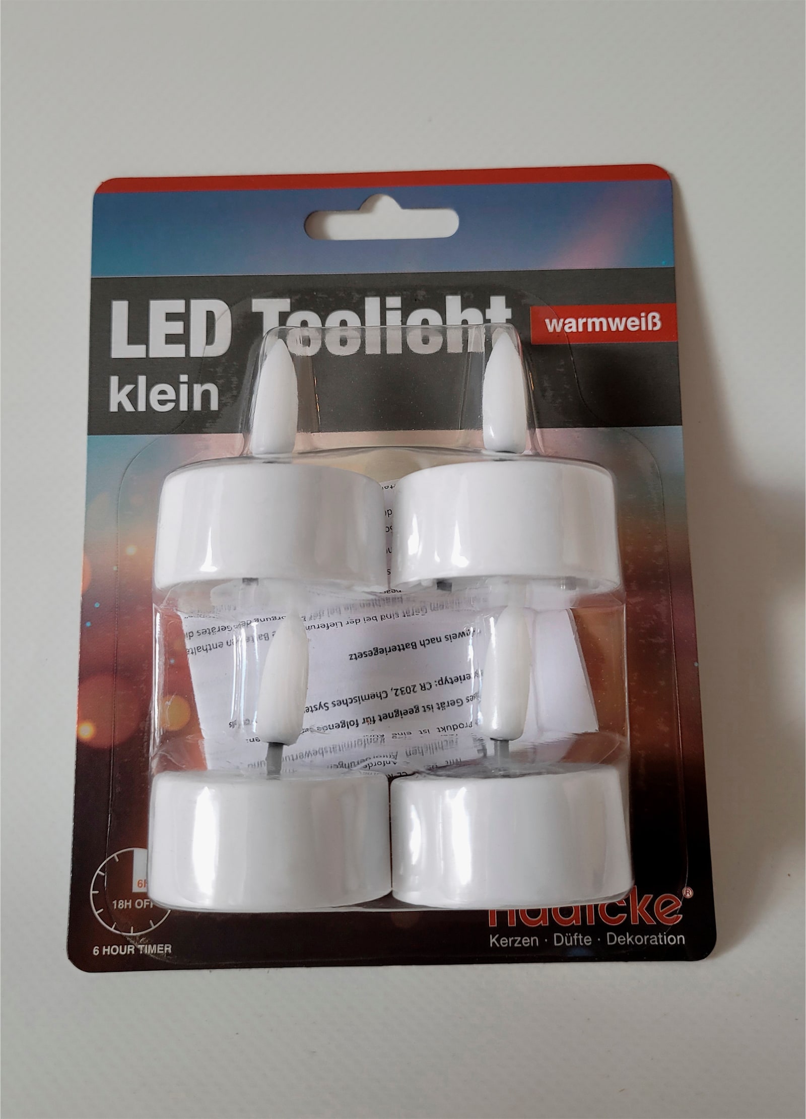 LED Teelichter - weiß