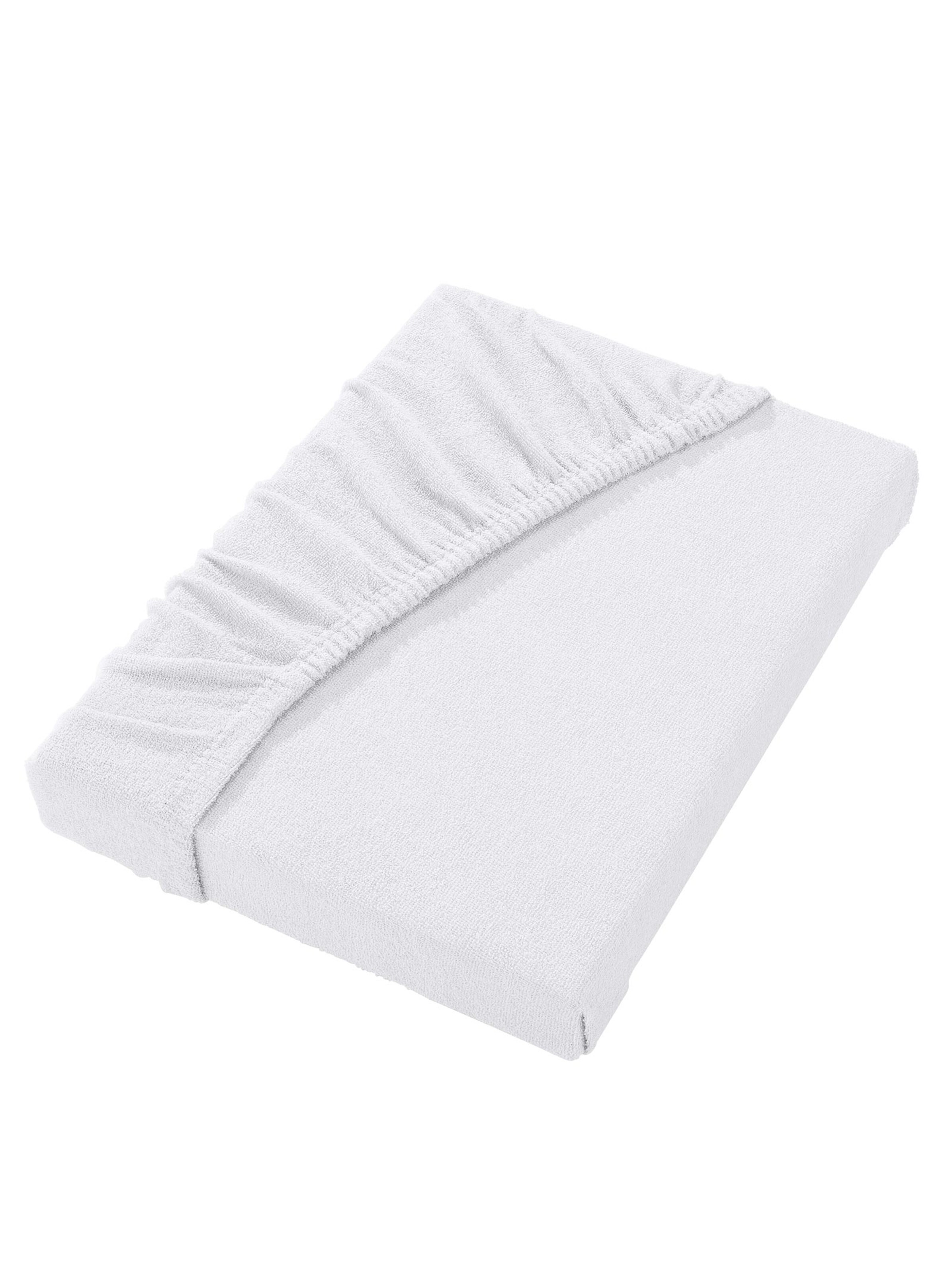 Spannbetttuch - weiß