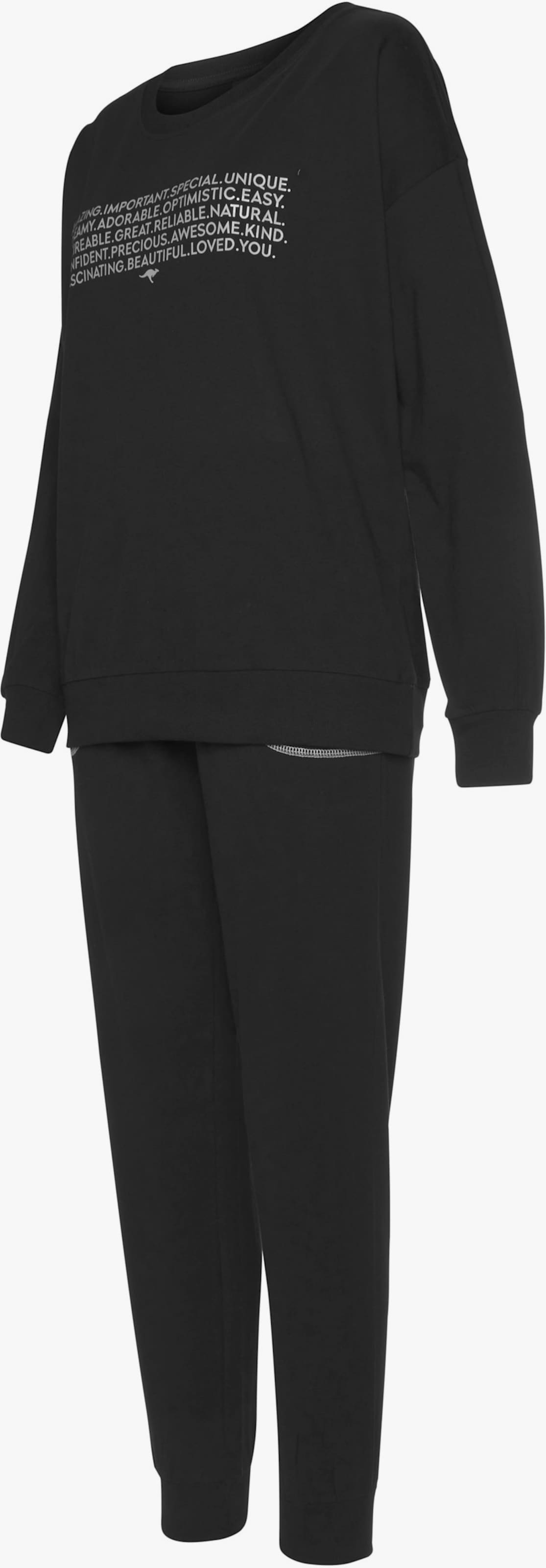 KangaROOS Pyjama - schwarz