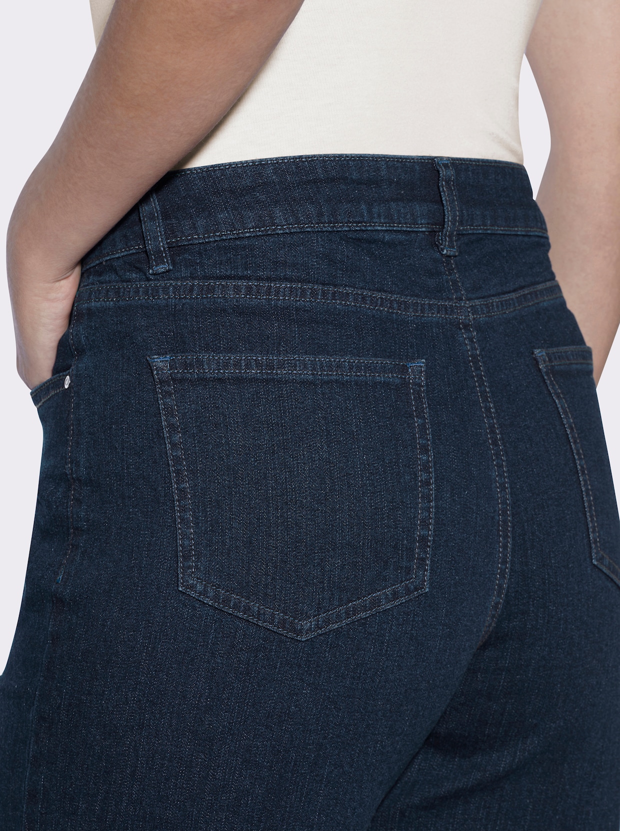 heine Jeansbermudas - dark blue