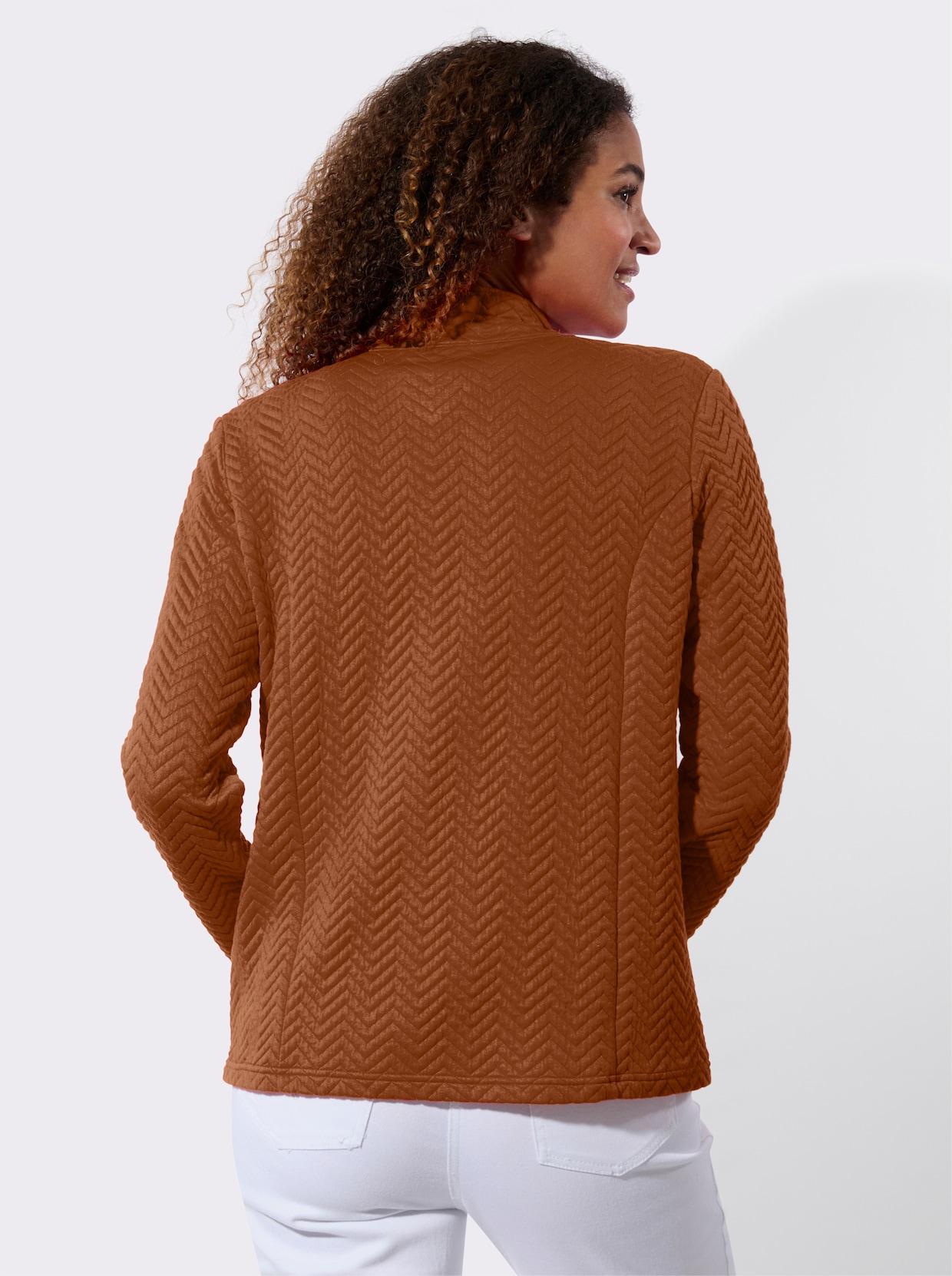 Shirtjacke - cognac
