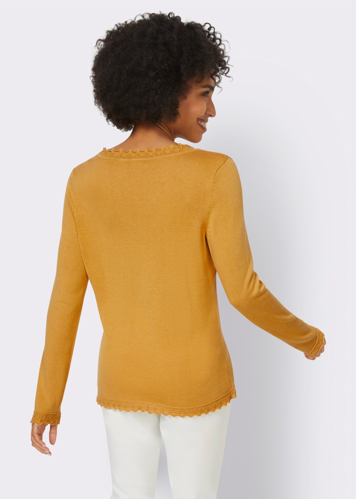 heine Pull ajouré - ocre