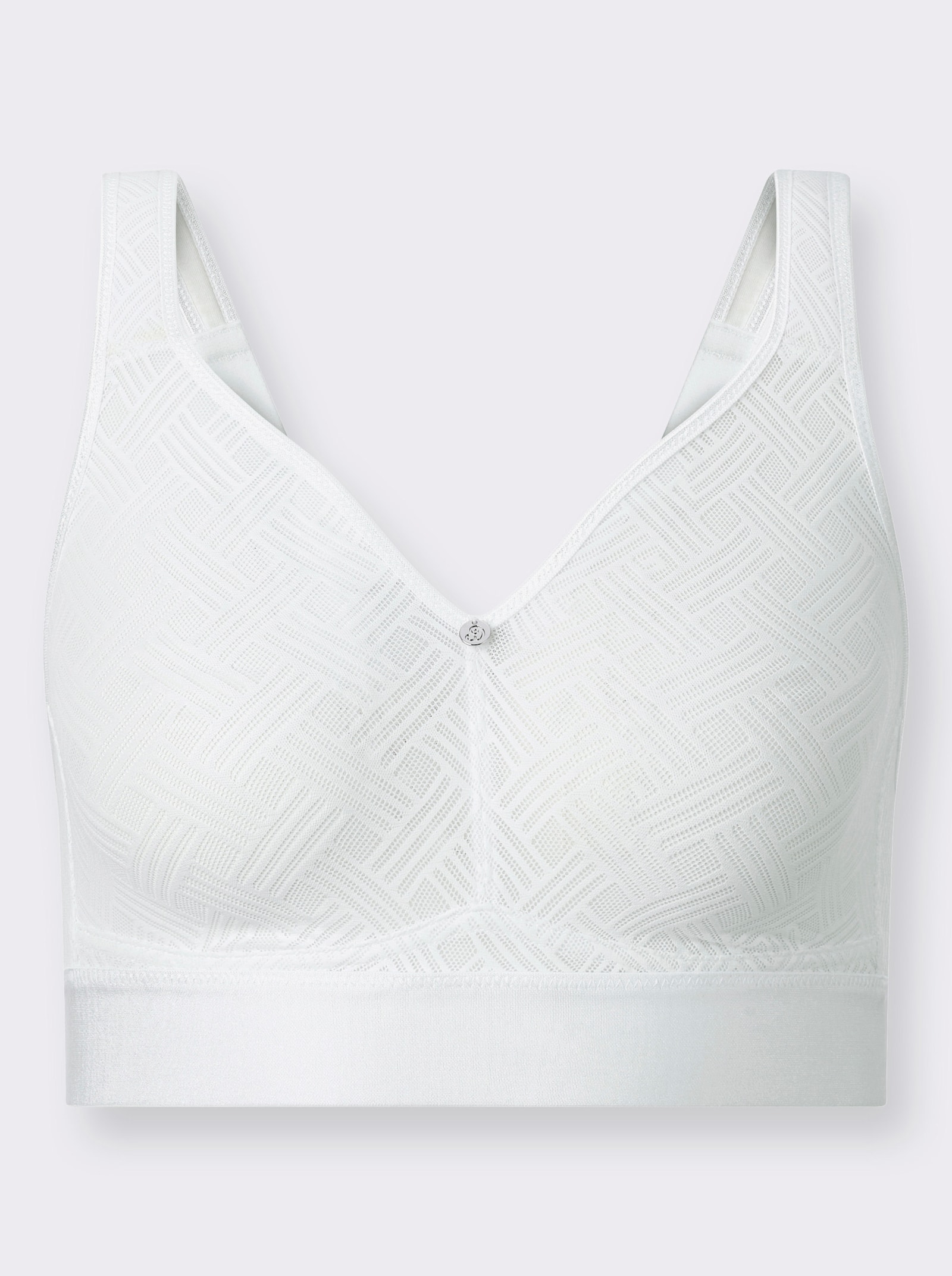 wäschepur Komfort-BH ohne Bügel - weiß