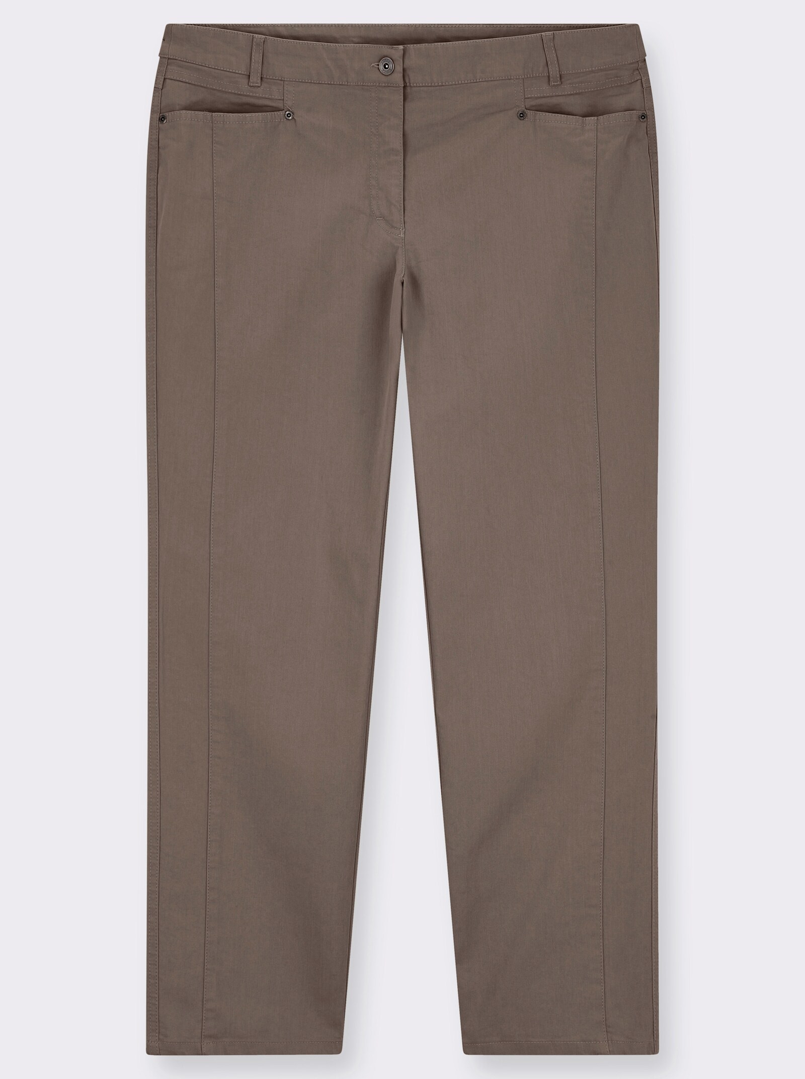 Cosma Gerade Jeans mit Bauch-weg-Effekt - taupe