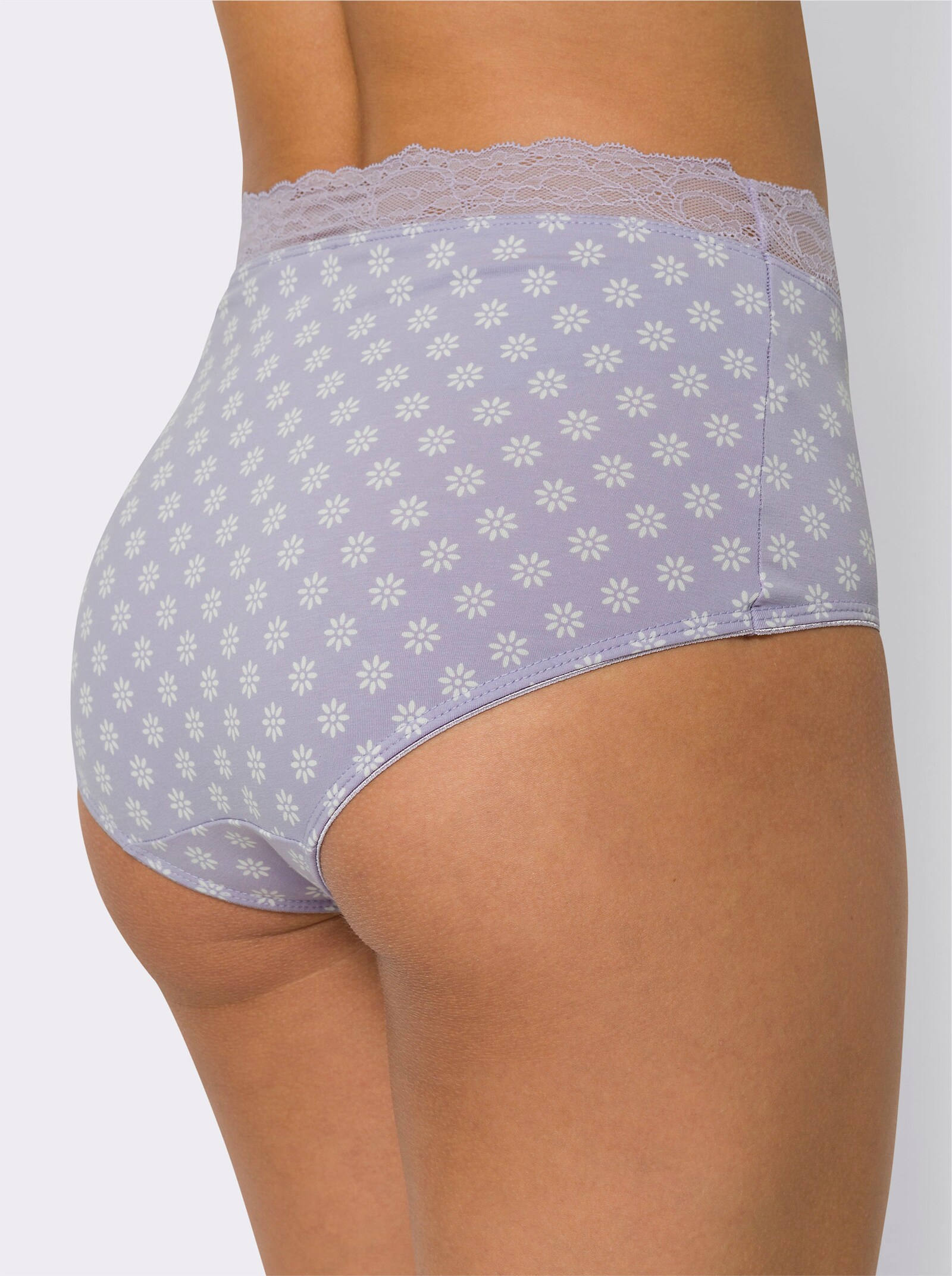 Tailleslip in set van 5 - 2x bedrukt + druif + wit + aqua