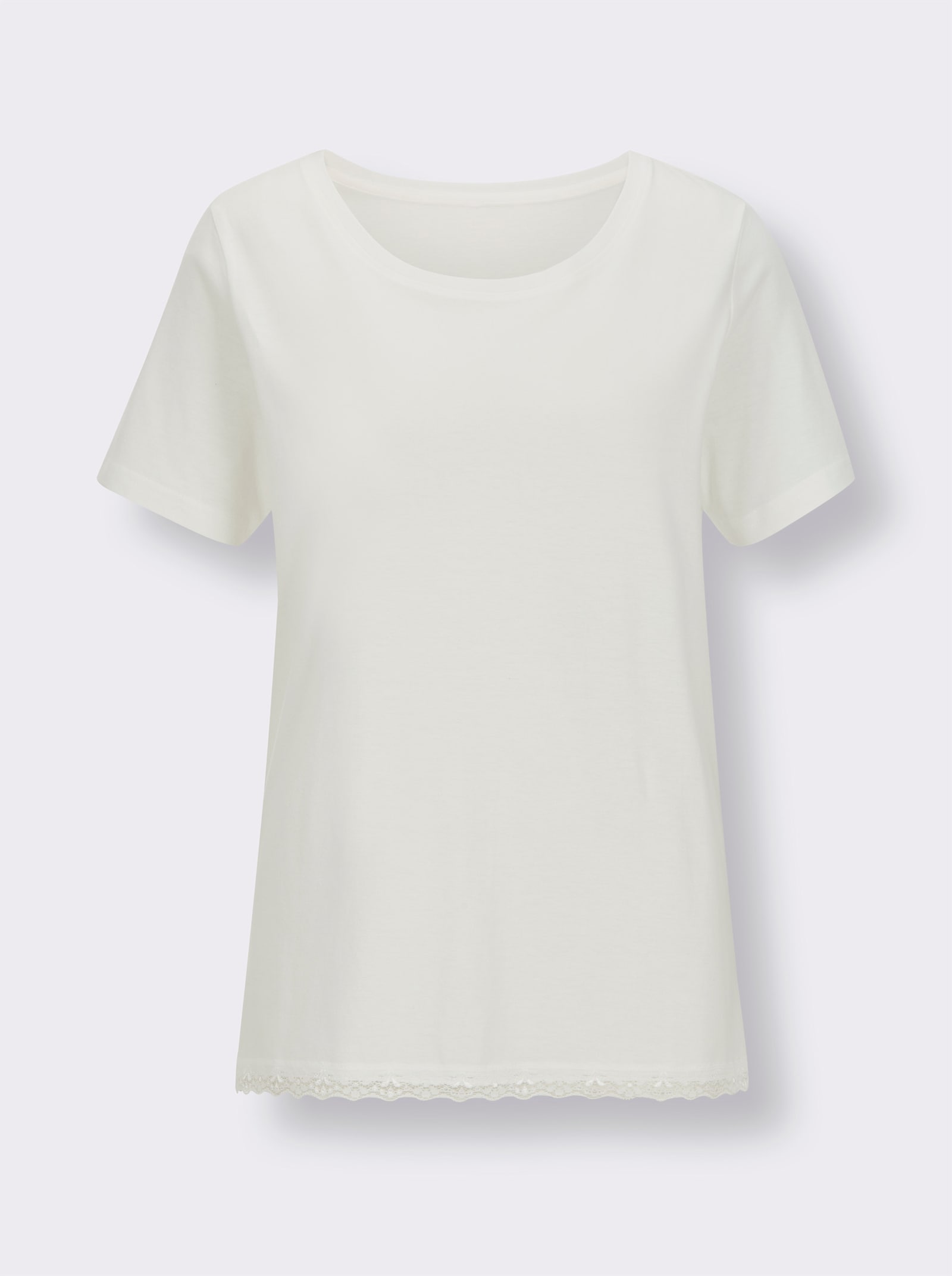 wäschepur Pyjama-T-shirt - écru