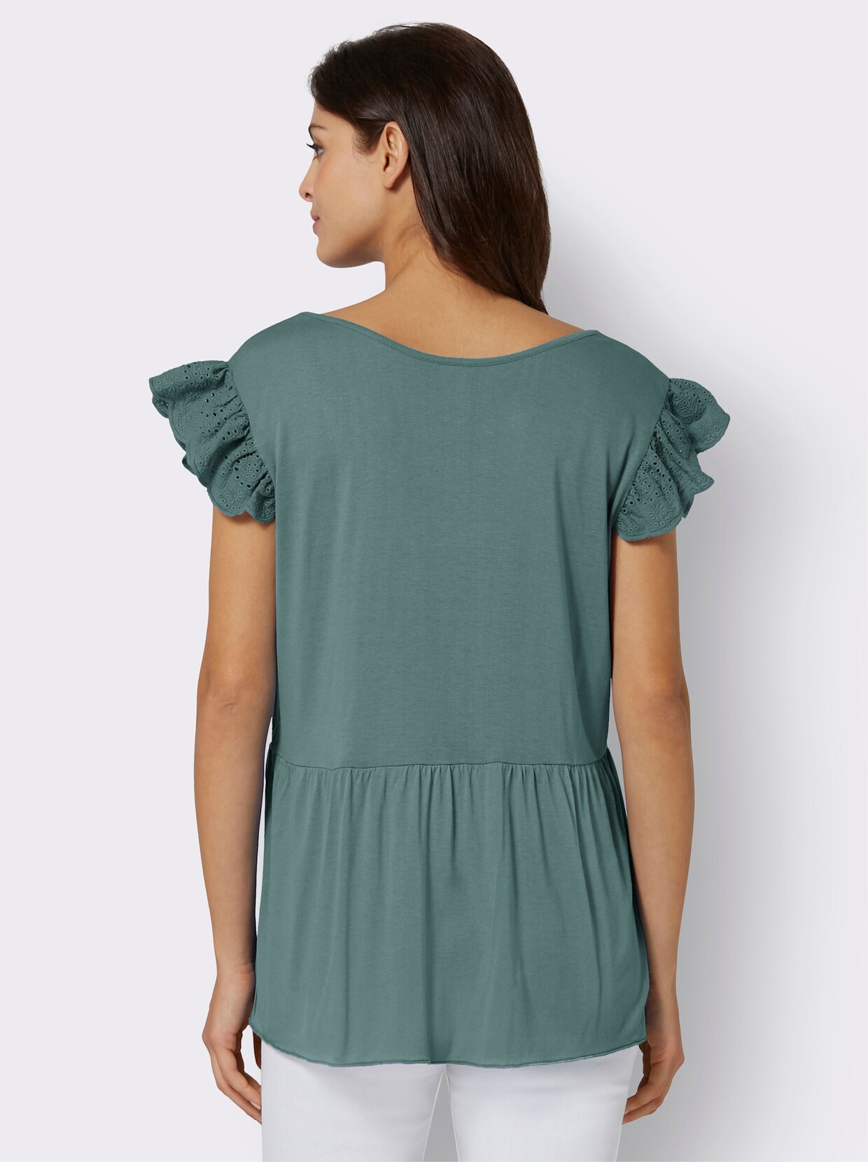 Rundhalsshirt - jade