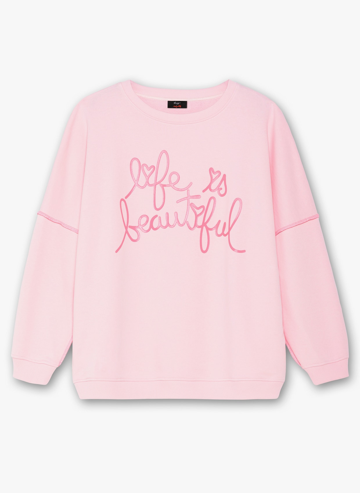 sheego loves miss goodlife Sweatshirt - pastellflieder-bedruckt