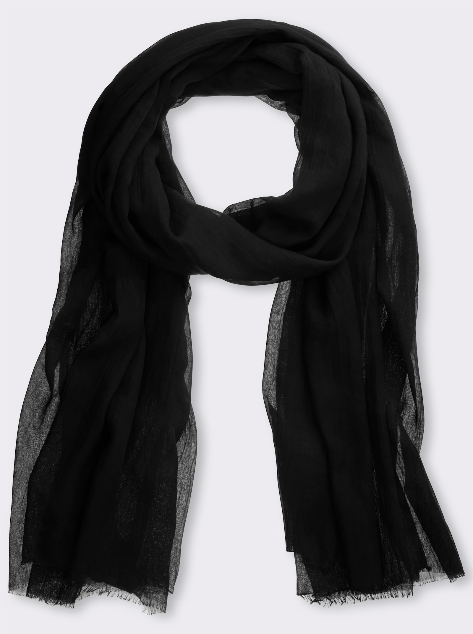 heine Schal - schwarz