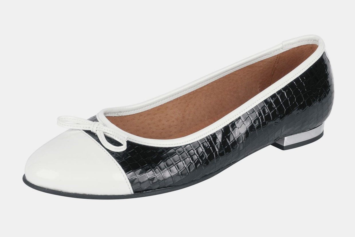 heine Ballerina - wit/zwart