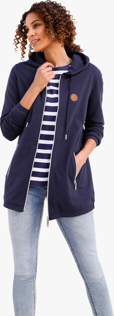 Sweatjacke - marine