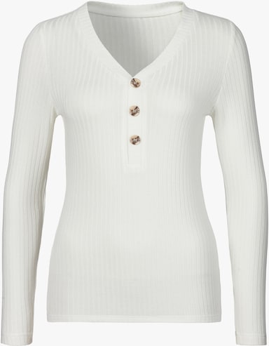 LASCANA Langarmshirt - creme