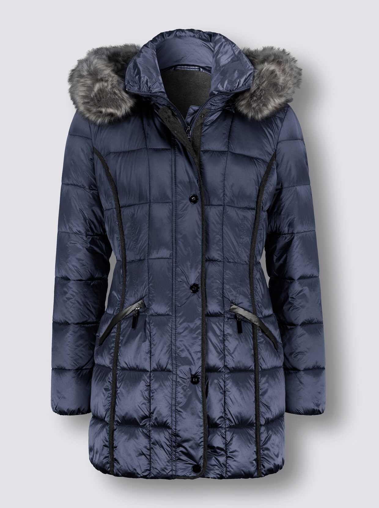 Green Goose Steppjacke - marine