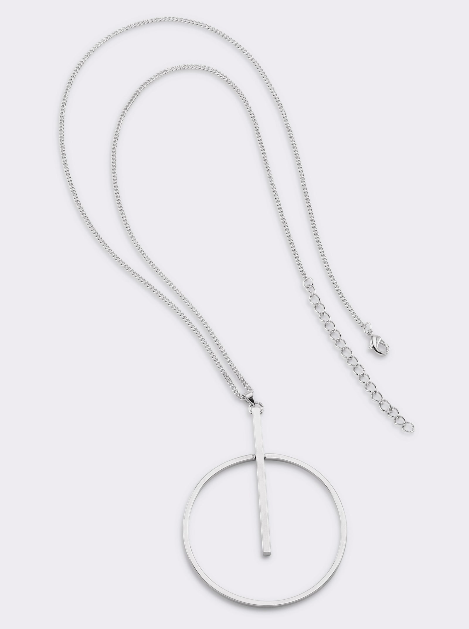 heine Kette mit Anhänger - silberfarben