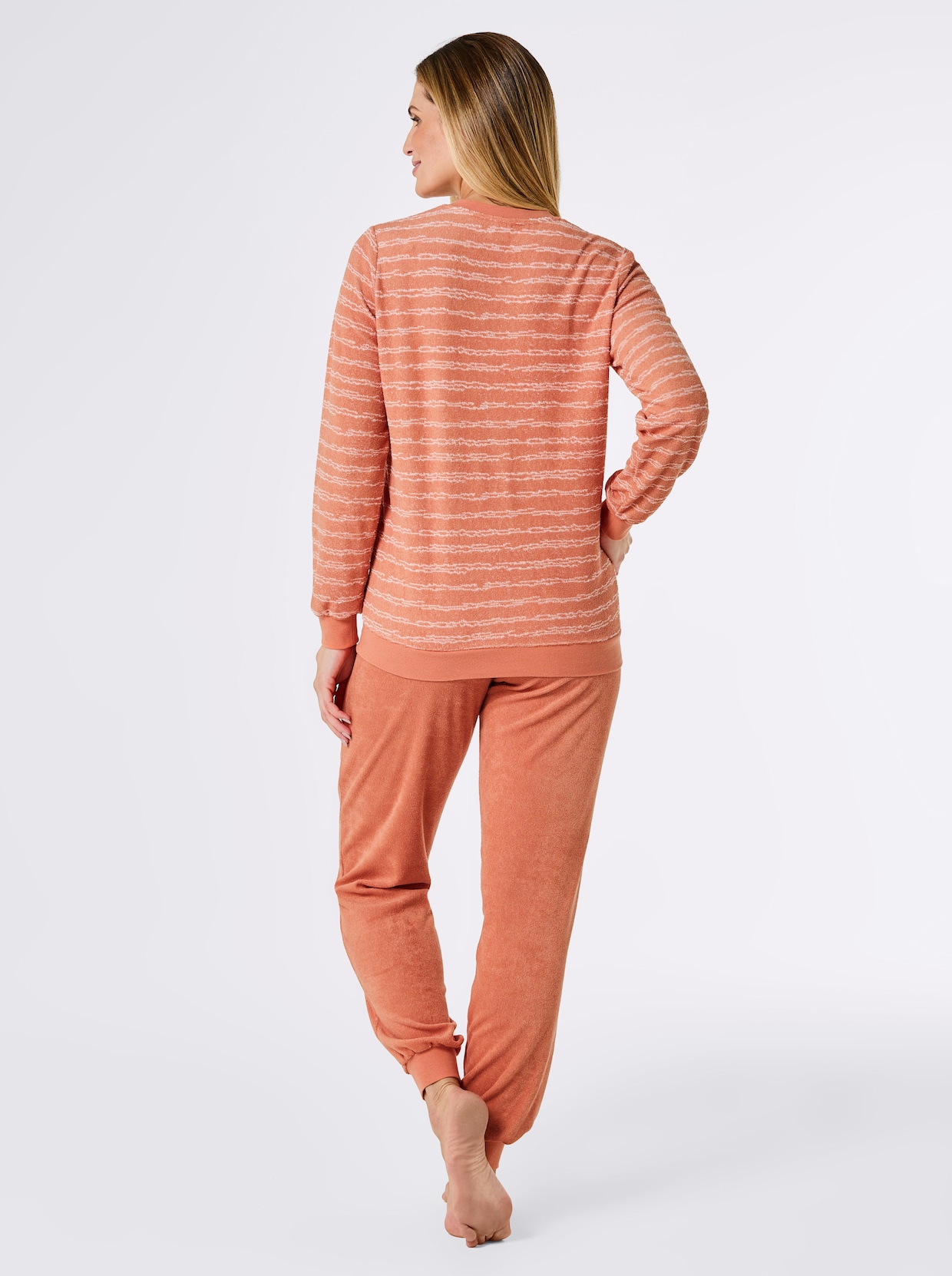 wäschepur Pyjama - papaja/ecru