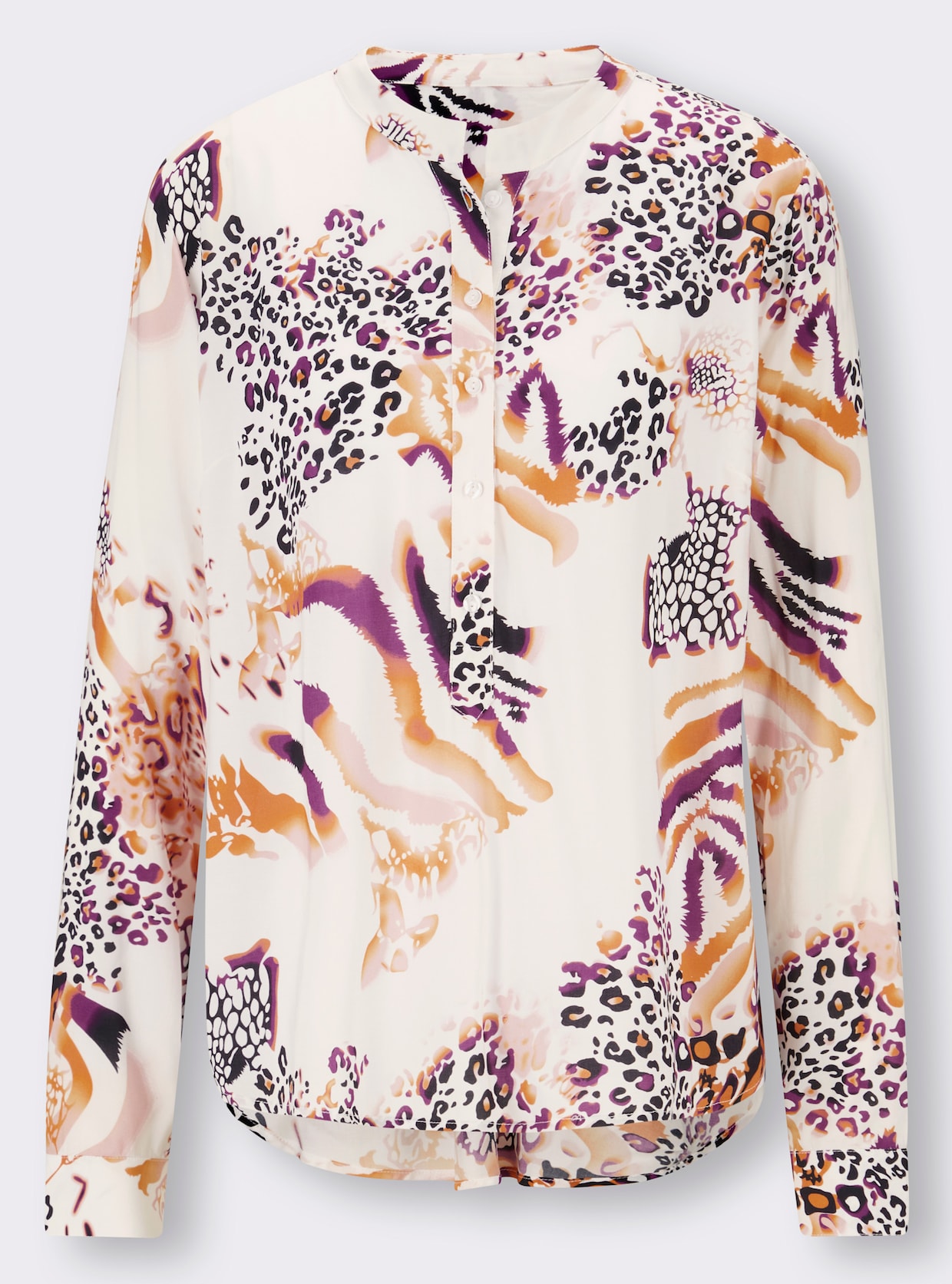 heine Blouse met print - mauve/rosé bedrukt